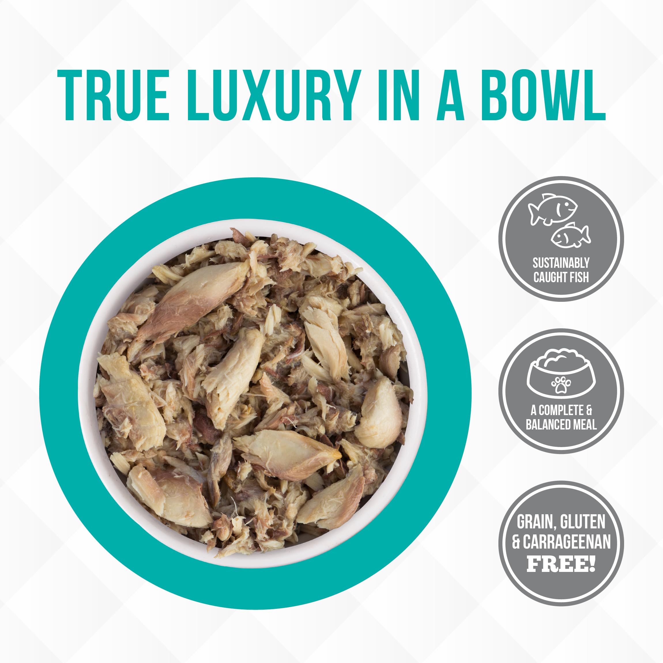 Weruva TruLuxe Cat Food, Honor Roll with Wild-Caught Saba in Gravy, 6oz Can (Pack of 24)