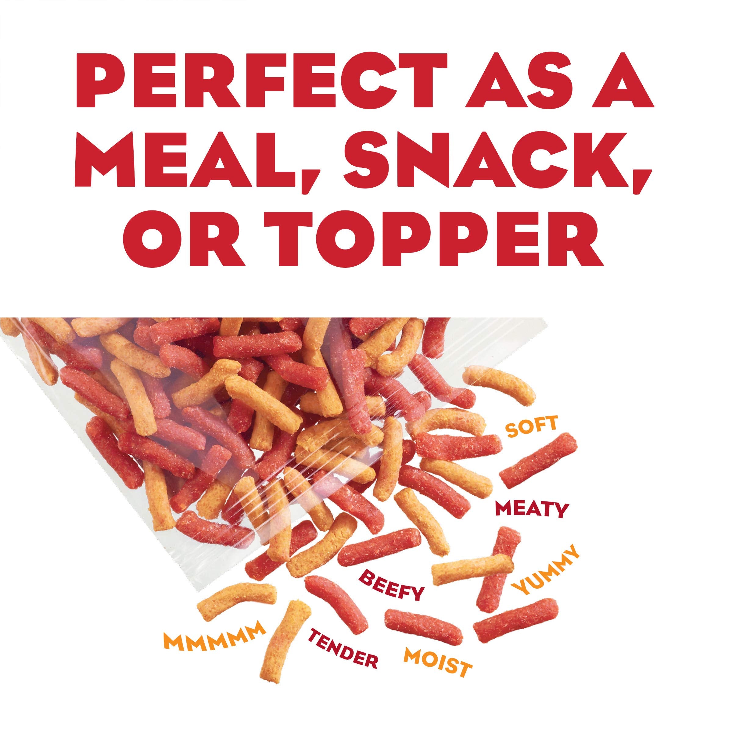 Purina Moist & Meaty Dry Dog Food, Burger with Cheddar Cheese Flavor - 24 ct. Pouch