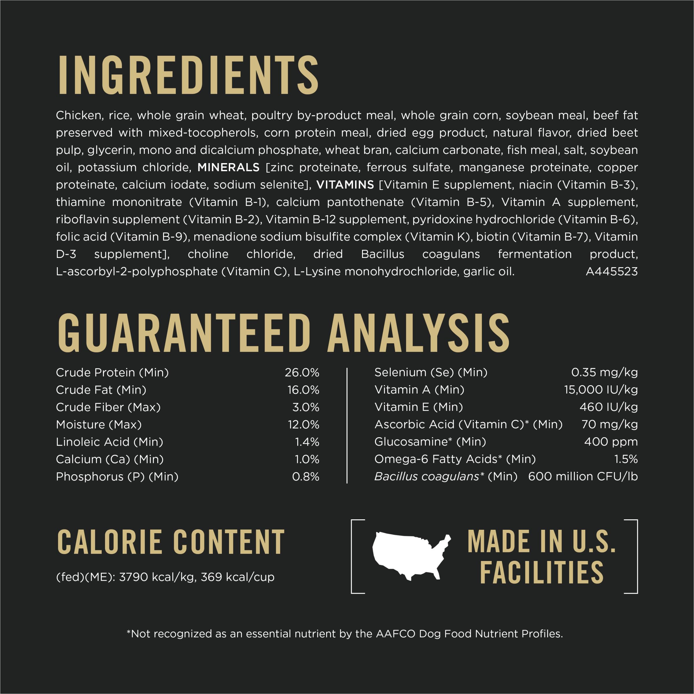 Purina Pro Plan Complete Essentials Shredded Blend Chicken and Rice Dog Food Dry Formula with Probiotics for Dogs - 5 lb.