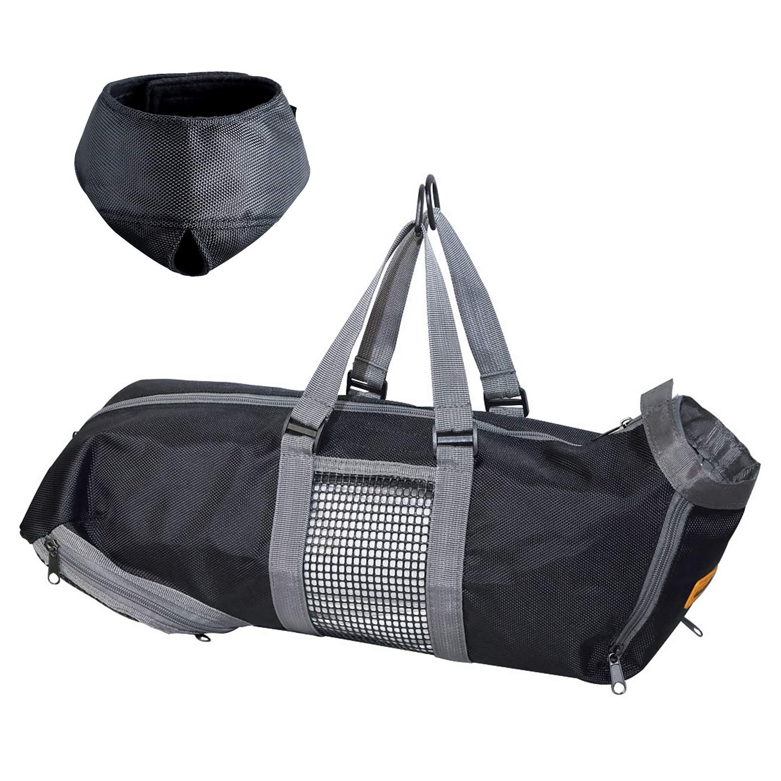 Cinf Cat Nail Clipping Cleaning Grooming Restraint Bag (Free Muzzle) No Scratching Biting For Bathing Nail Trimming Injecting Examining