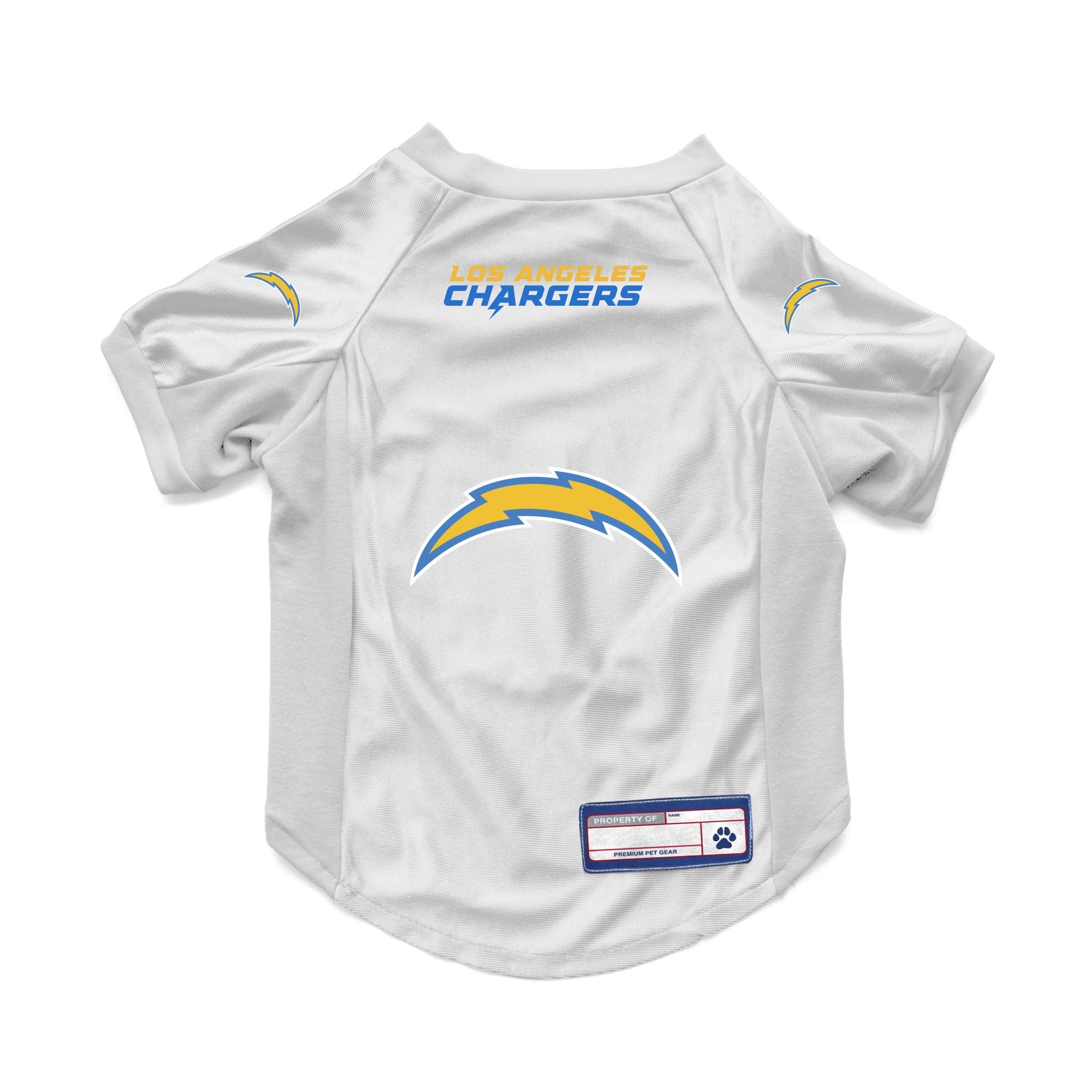 Littlearth Los Angeles Chargers Nfl Stretch Pet Jerseys Los Angeles Chargers Medium