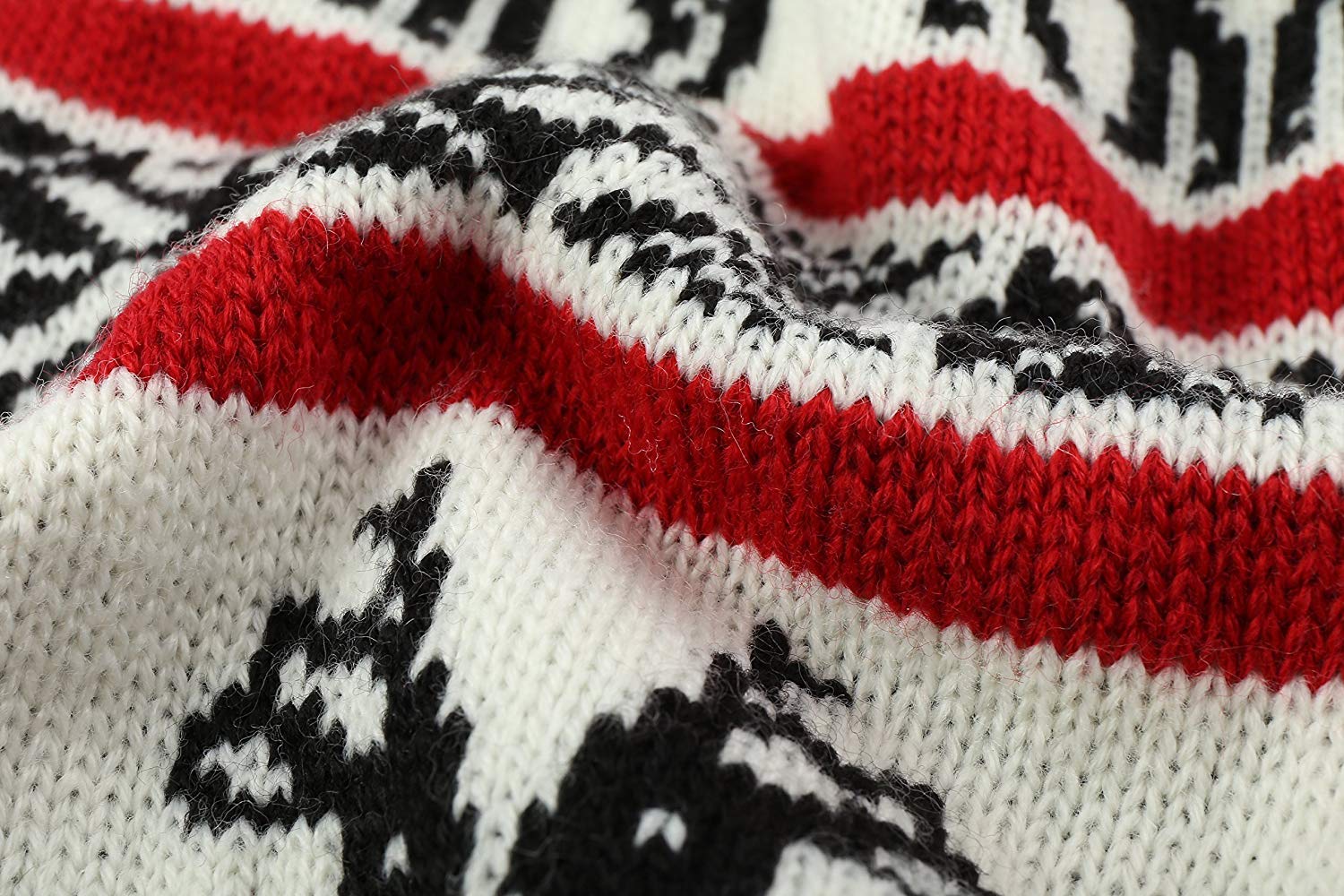 Lanyarco Ugly Christmas Dog Sweaters Vintage Knit Xmas Reindeer Holiday Festive Dog Sweater For Small Dogs, Male Female Girl Sma