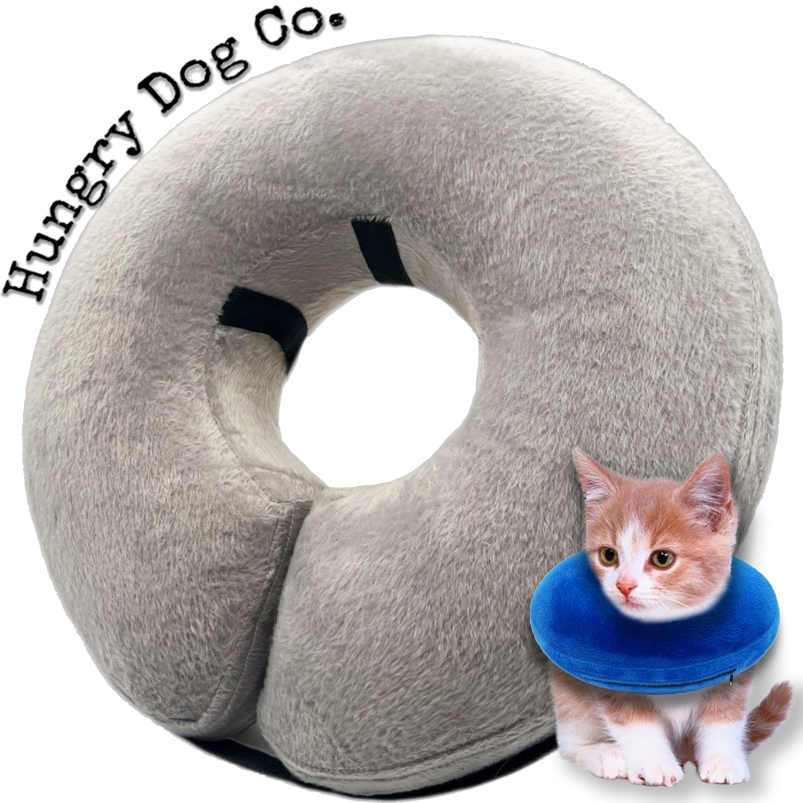 Hungry Dog Co.- Premium Inflatable Dog Collar for Dogs and Cats - Helps in Pet Recovery - Comfortable and Safe for Your Pet - So