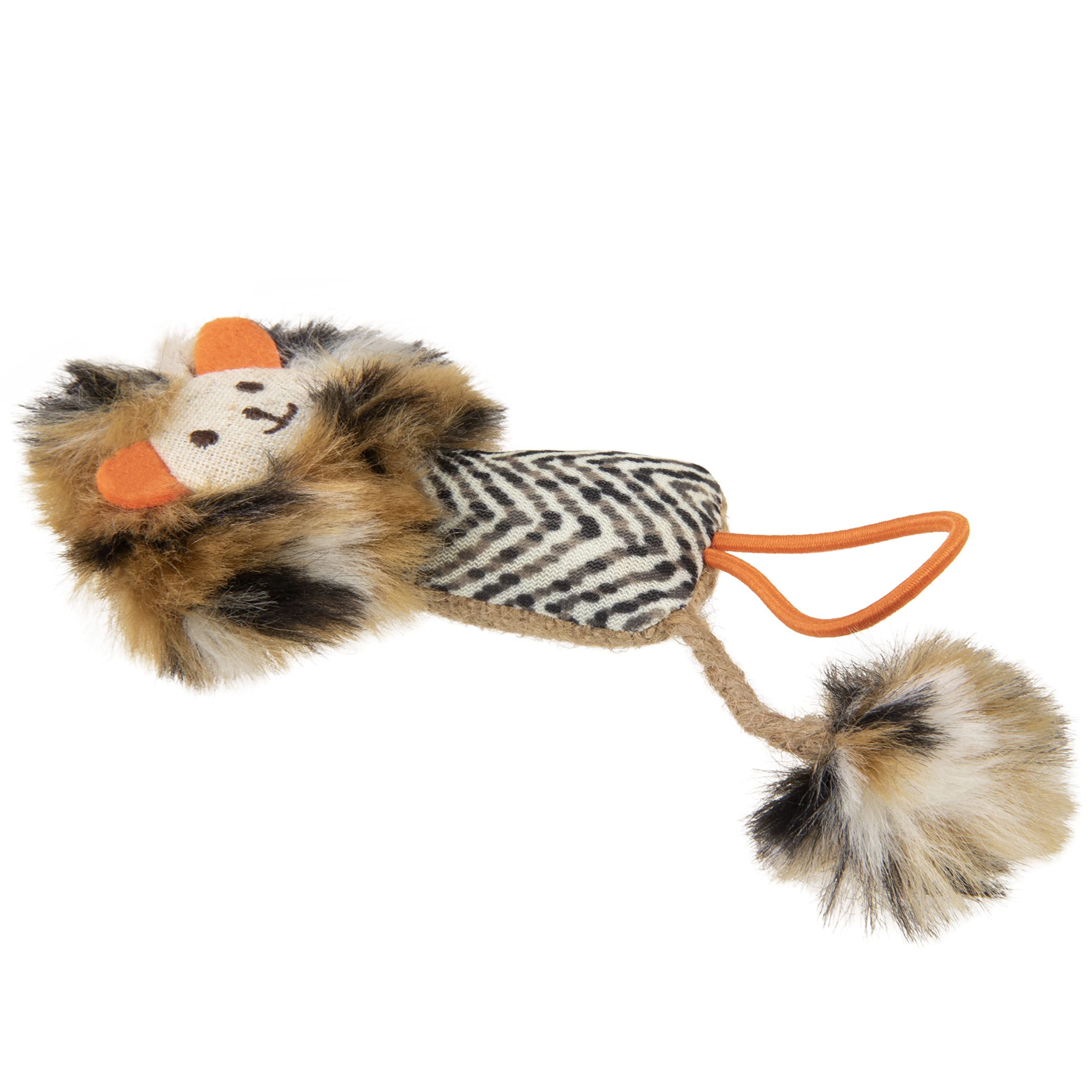 Smartykat Instincts Happynip Prideful Player Launcher Plush Interactive Cat Toy, Contains Catnip & Silvervine - Brown, One Size