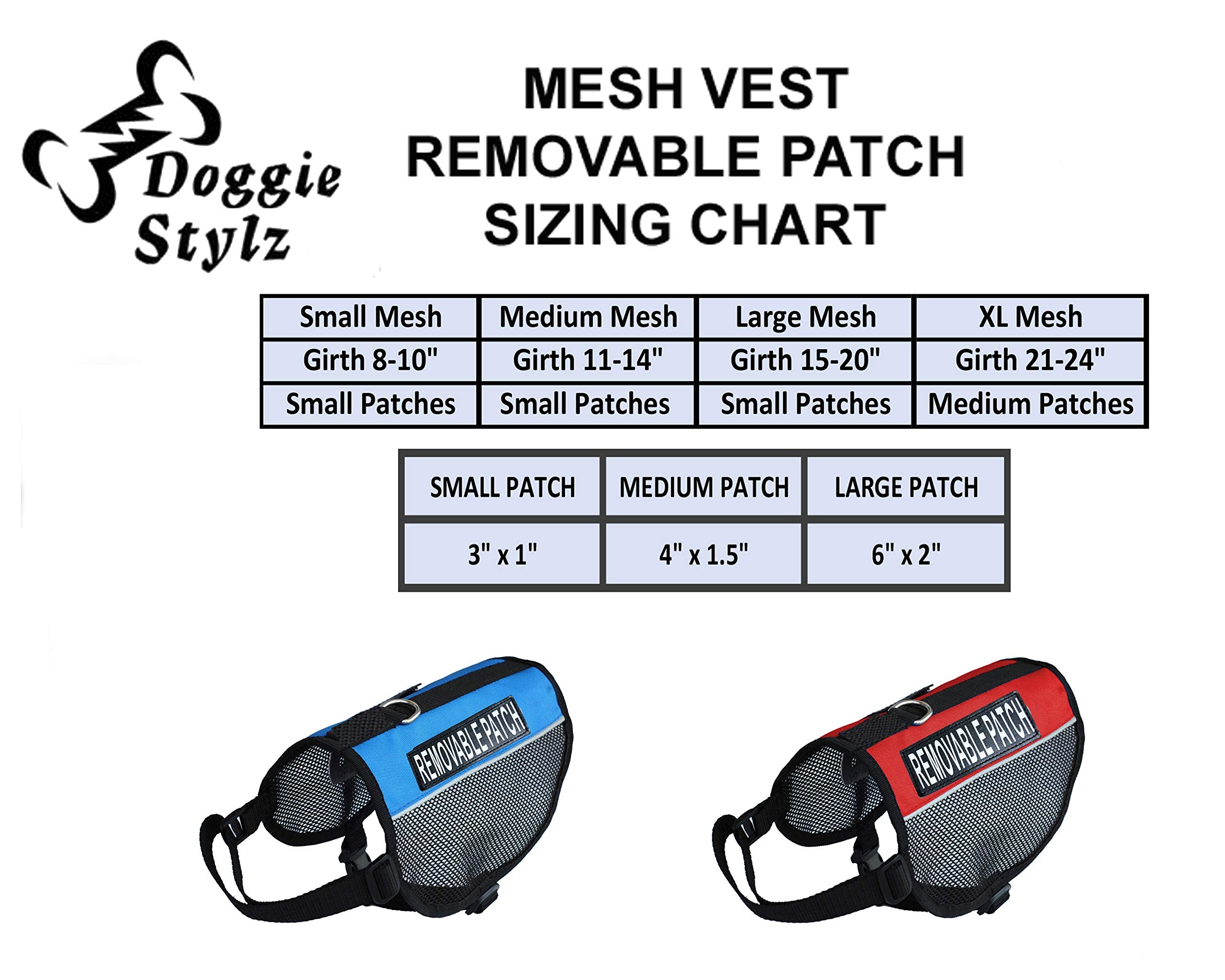 Set Of 2 Reflective Service Dog In Training Patches For Service Dog Harnesses & Vests. (Medium 4' X 1.5')
