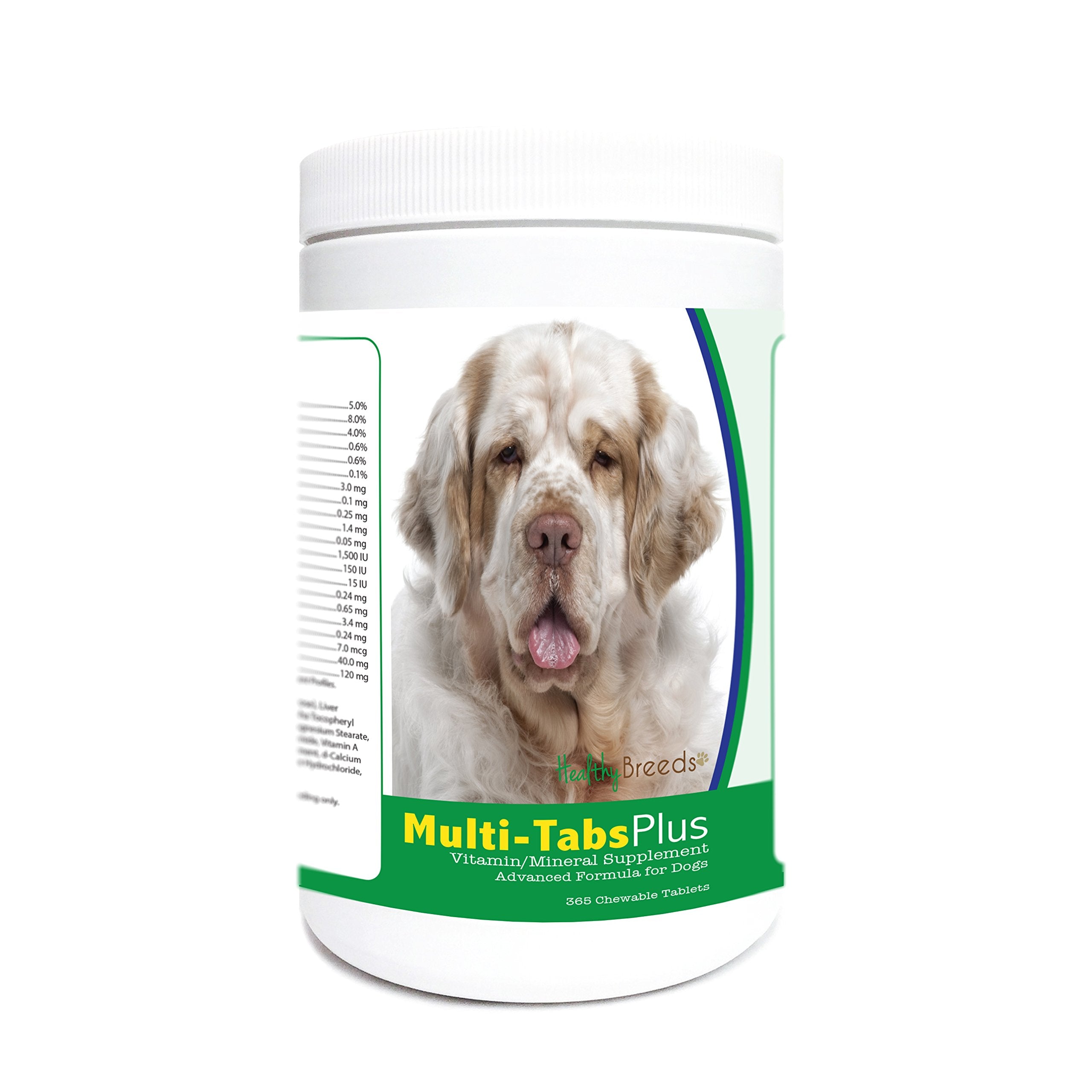 Healthy Breeds Clumber Spaniel Multi-Tabs Plus Chewable Tablets 365 Count