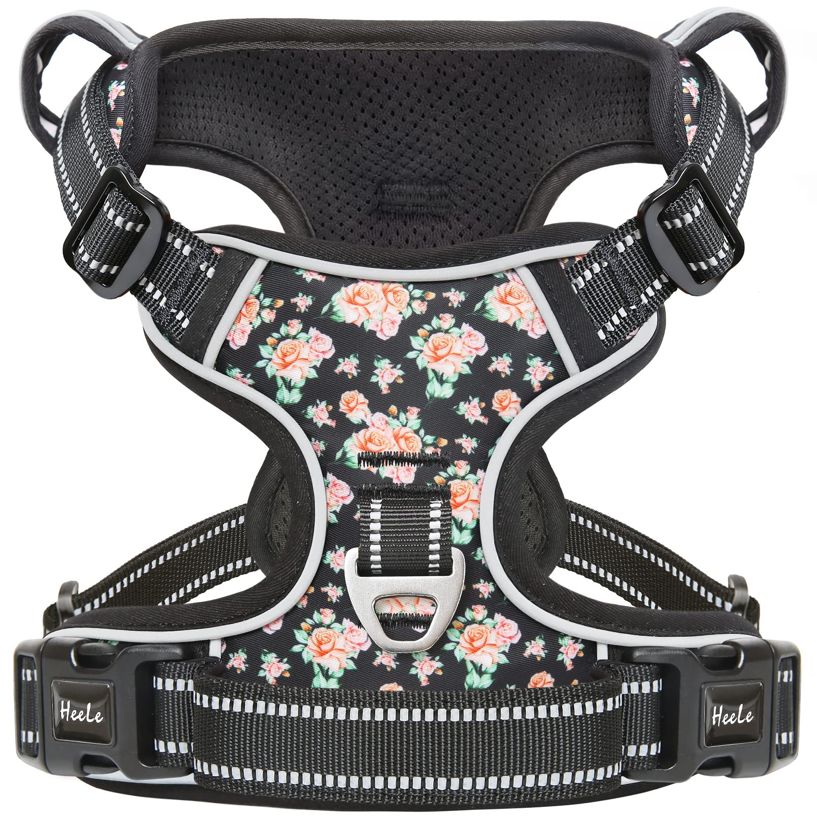 Heele Dog Harness Harness For Small Dogs No Pull Dog Vest Harness For Small Dog With Soft Padded Handle Reflective For Outdoor T