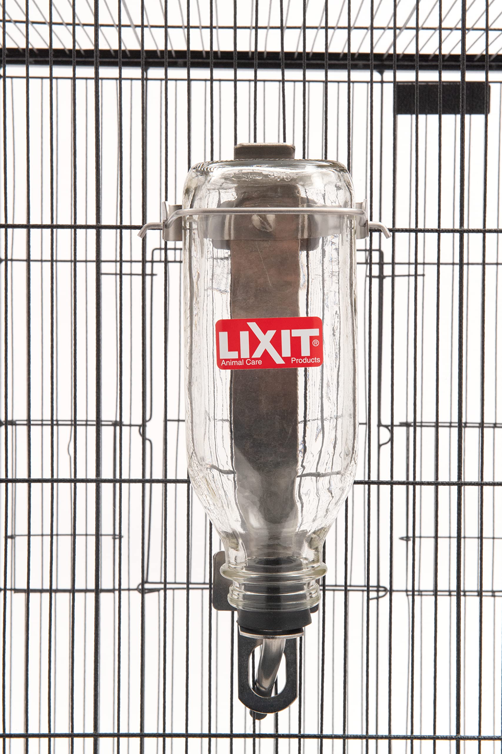 Lixit Heavy Duty Deluxe Glass Water Bottles for Birds, Dogs and Small Animals. (32oz Large Tube)