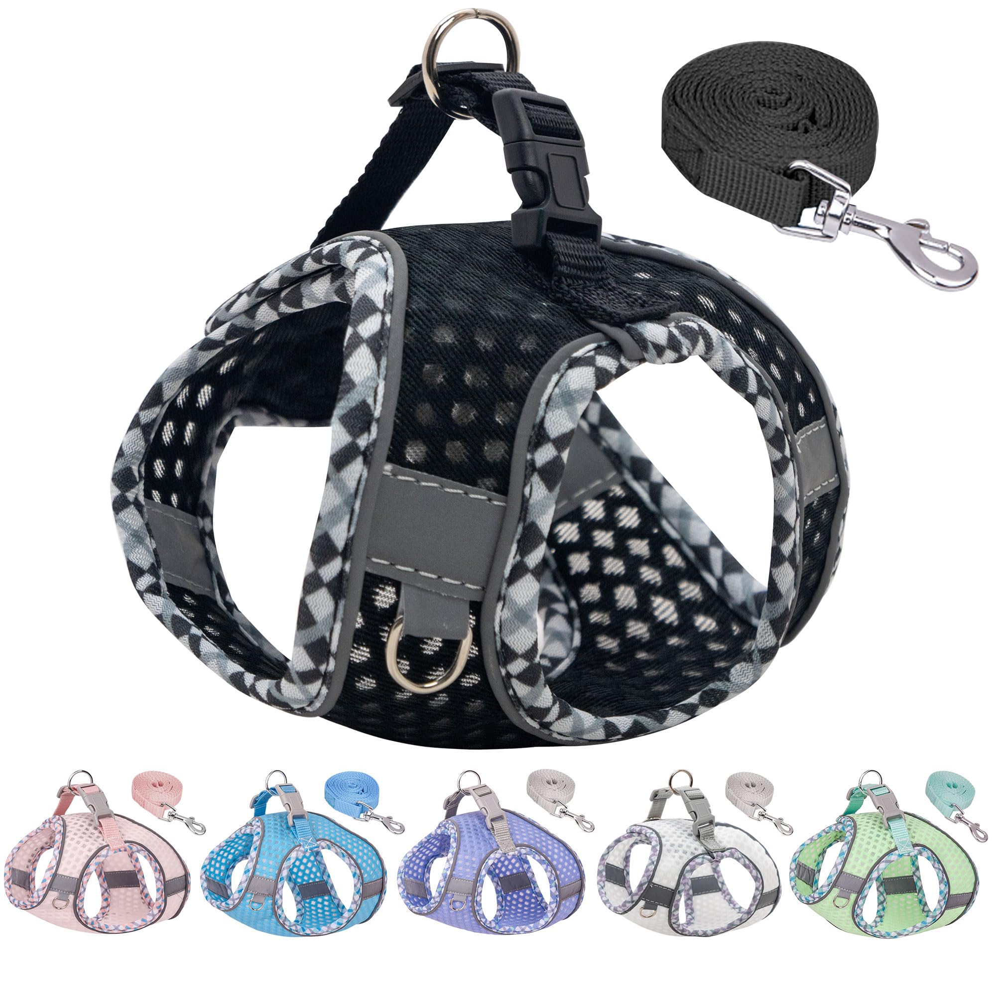 Joypaws Summer Pet Supply No Pull, Step In Adjustable Dog Harness With Padded Vest For Hot Weather, Escape Proof Ultra Thin Soft
