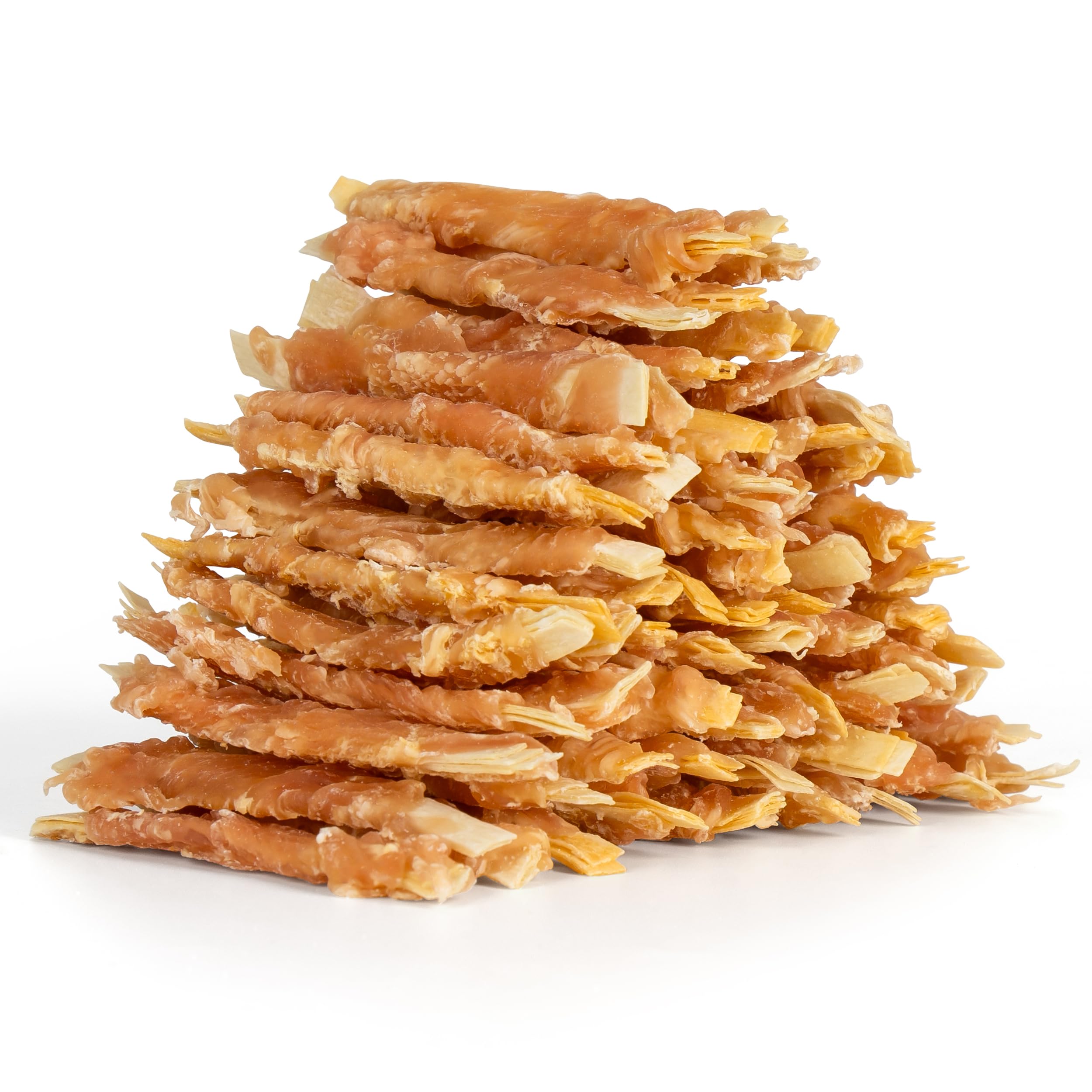 MON2SUN Rawhide Free Dog Treats, 4 Inch Chicken Wrapped Cod Fillet Dog Snacks for Small Dogs, Soft and Training Treats, 20oz (56