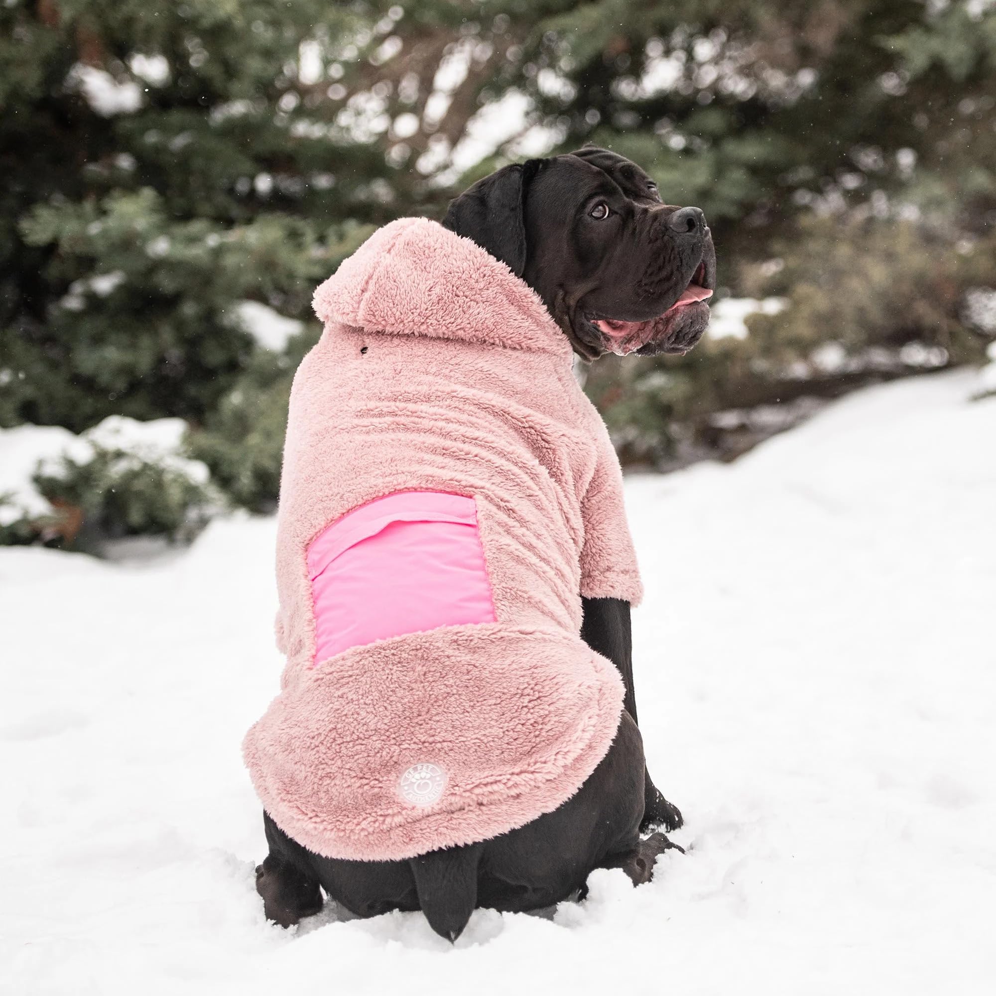 Gf Pet Cozy Hoodie Dog Jacket – Soft Fleece Pullover For Cold Weather Protection | For Small Medium Large Dogs | Warm, Comfortable, Made To Last – Pink - 2Xl
