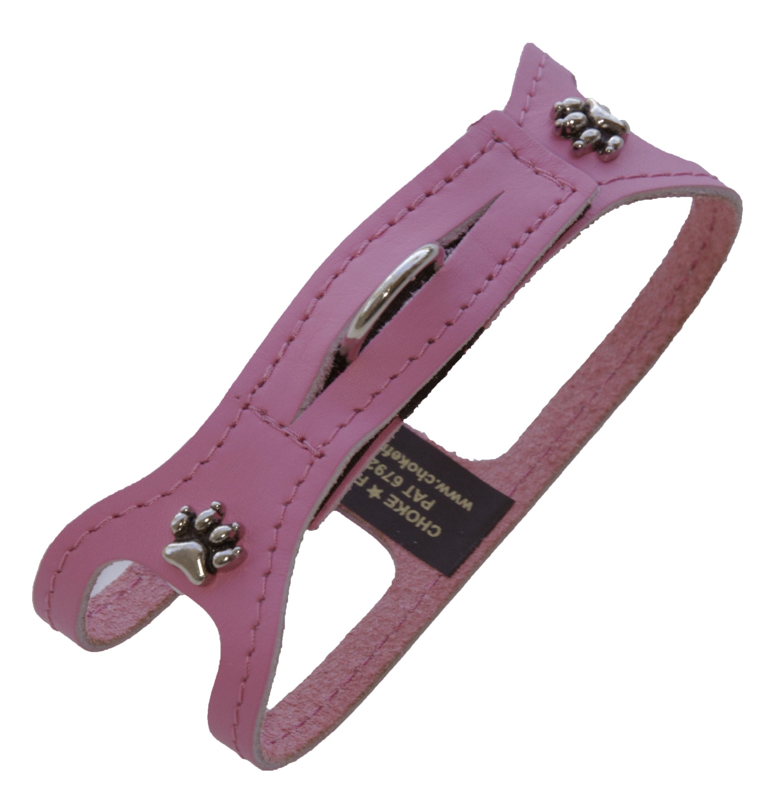 Chokefree Pet Shoulder Collar, 10-Inch, Non Metallic Pink