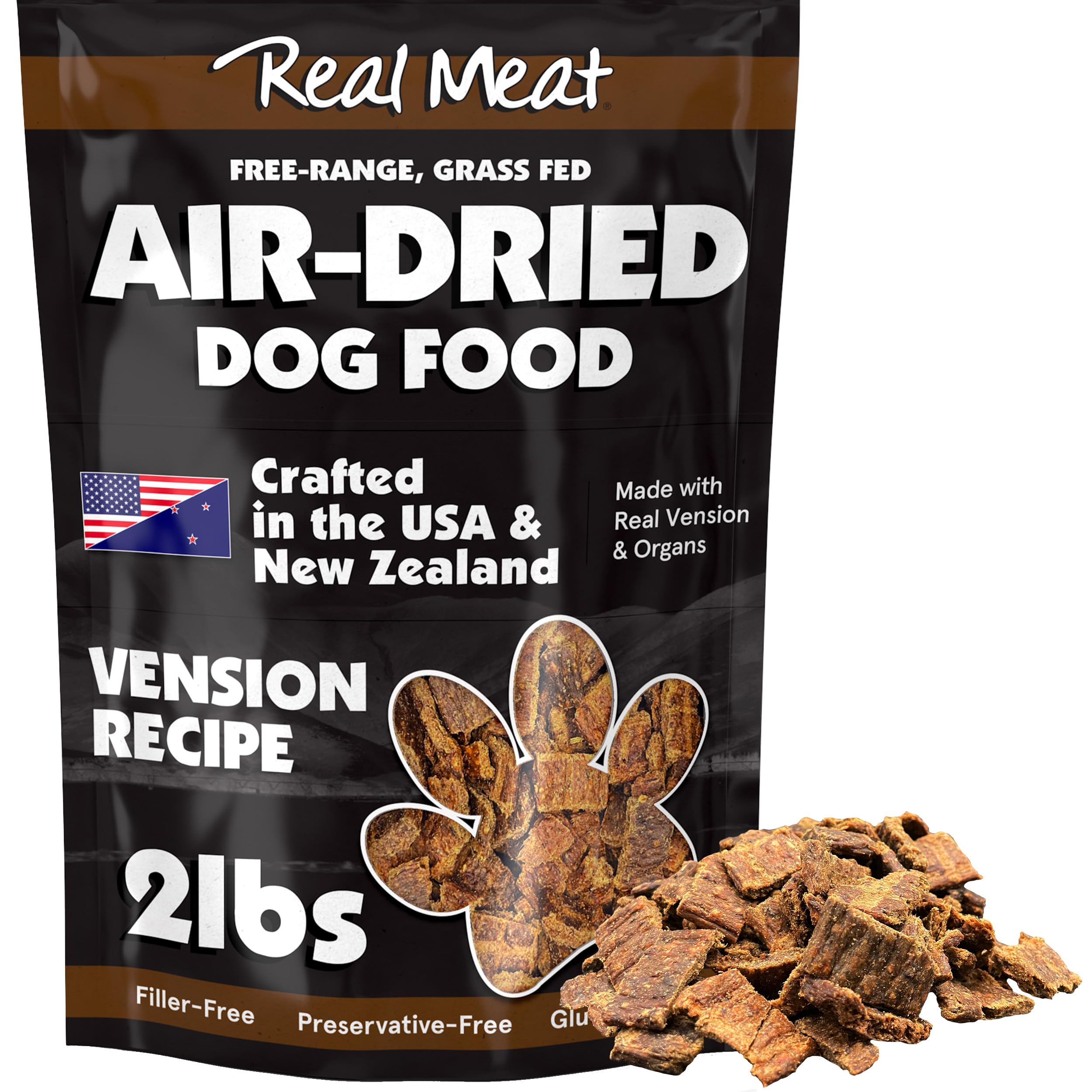 TRMC Real Meat Dog Foods (Venison, 2lb) (2lb-VDF)