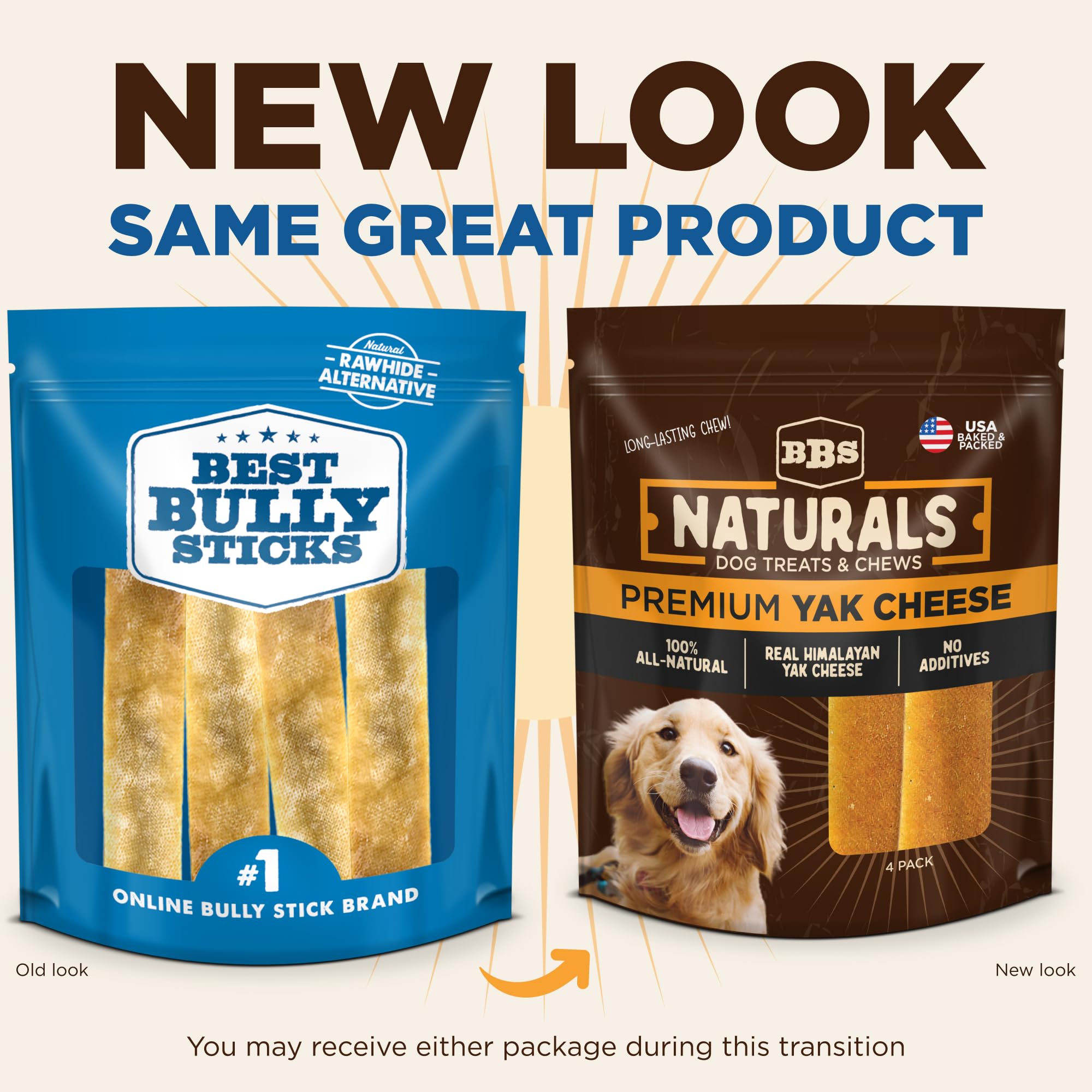 All-Natural USA Baked & Packed Himalayan Yak Cheese for Dogs - Vegetarian & Lactose Free - Fully Digestible, Long-Lasting Chews