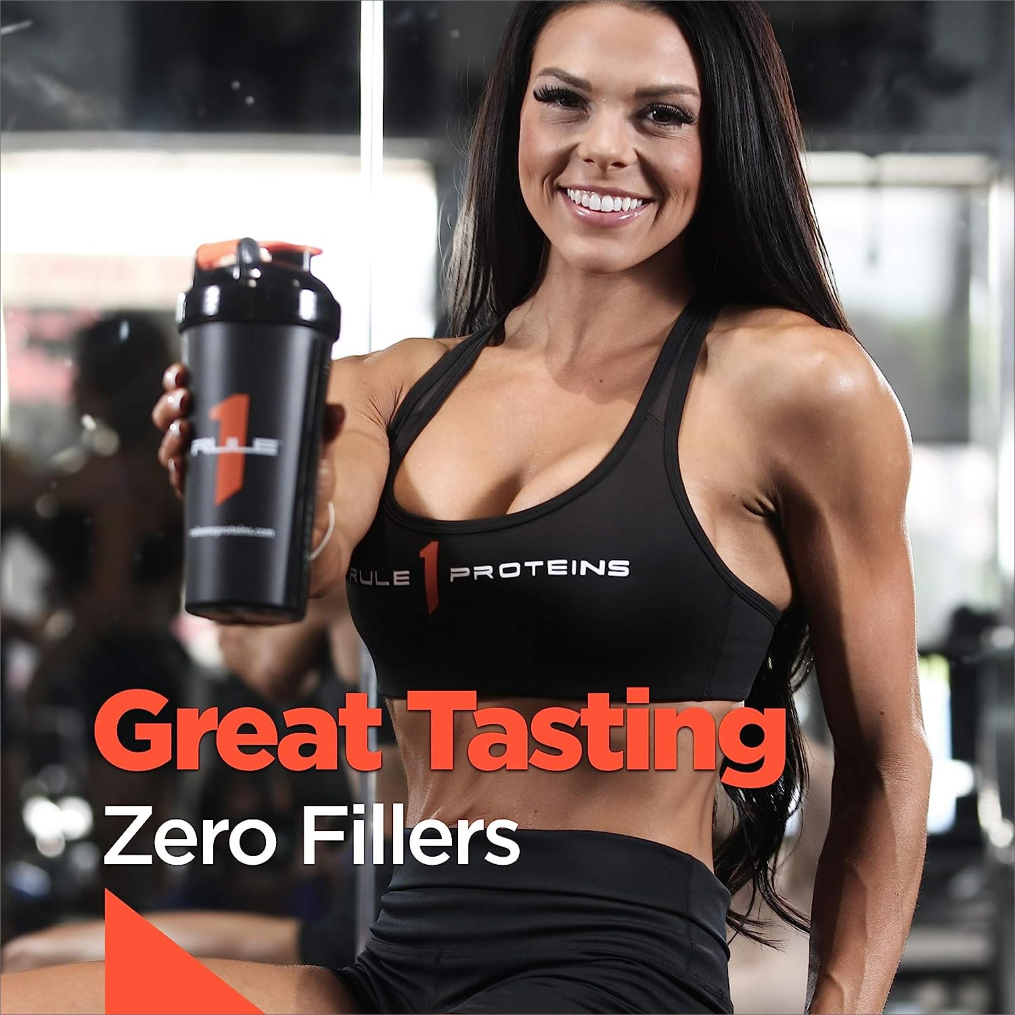 Rule One Proteins, R1 Protein - cafe Mocha, 25g Fast-Acting, Super-Pure 100 Isolate and Hydrolysate Protein Powder with 6g BcAAs