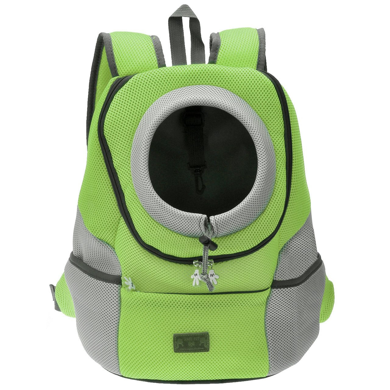 Mogoko Airline Approved Cat Dog Backpack, Puppy Pet Carrier Front Bag with Breathable Head Out Design and Double Mesh Padded Sho