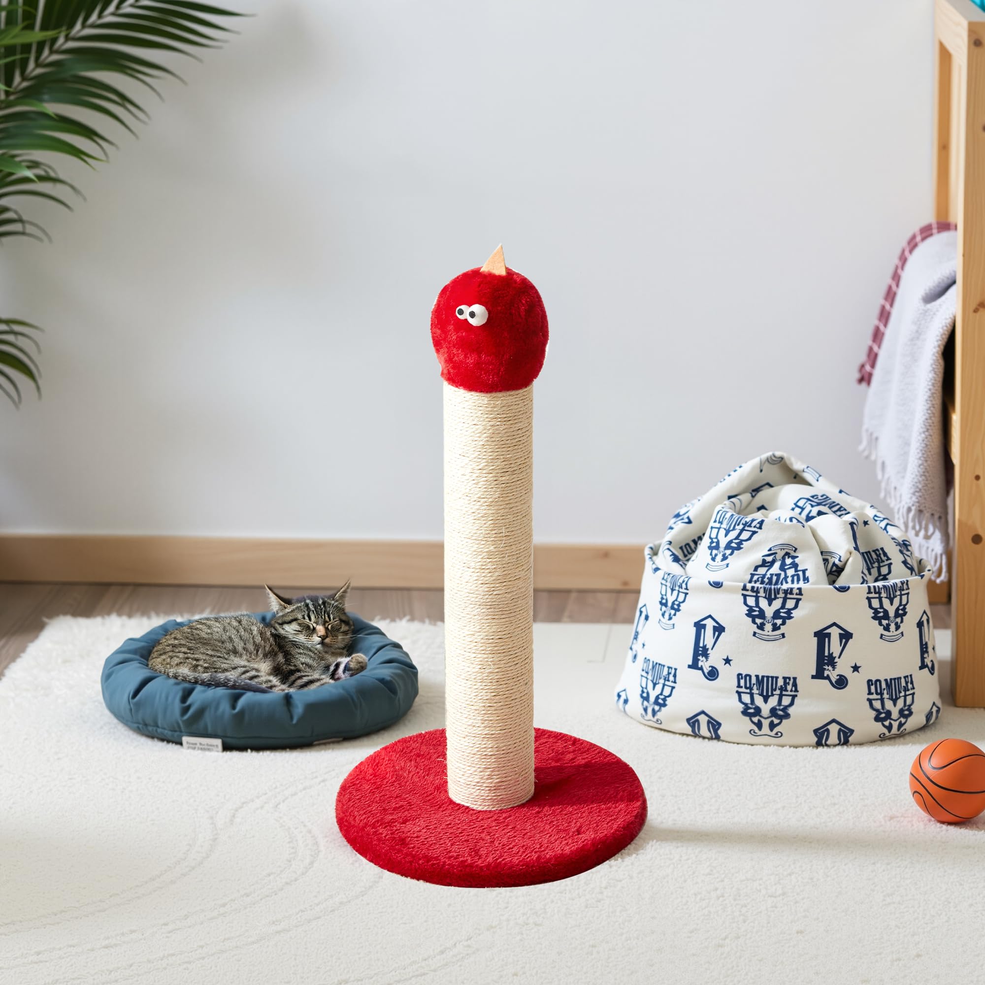 Fansafurn 22In Cat Scratching Post (Red)
