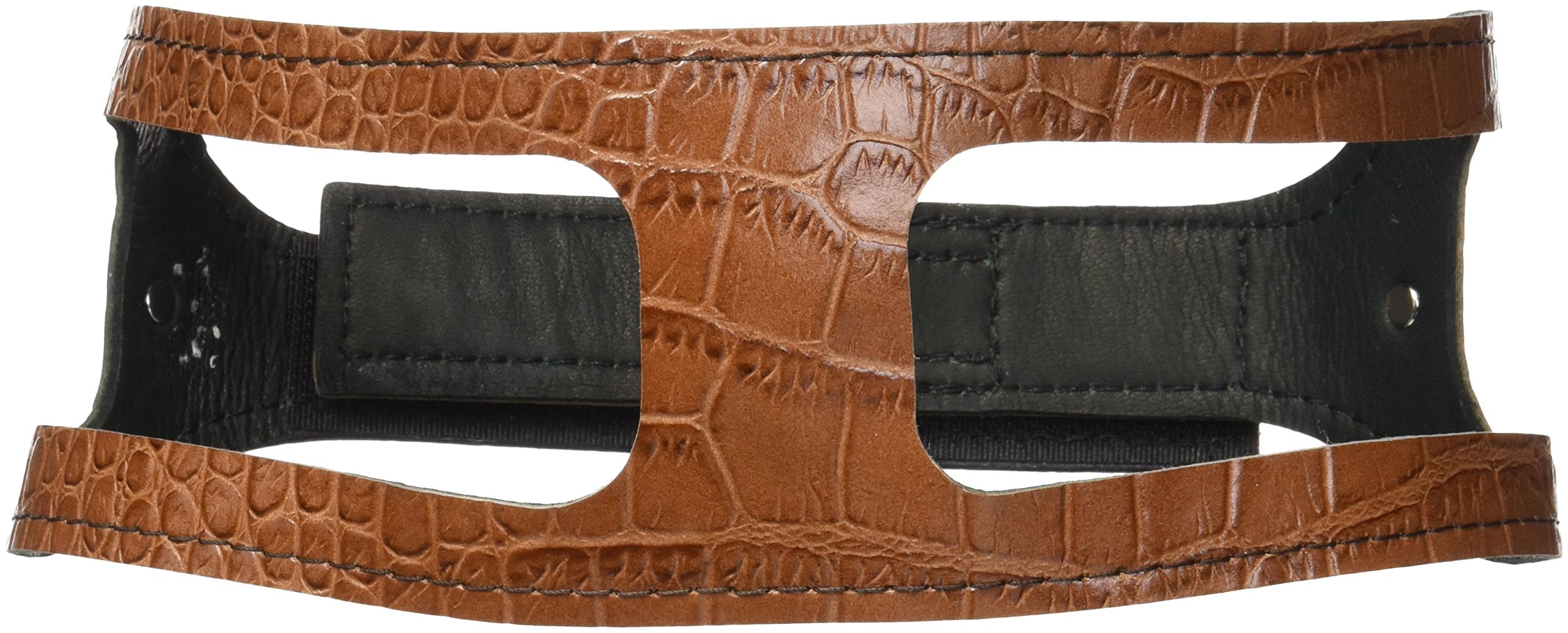 Chokefree Pet Shoulder Collar, 20', Croco Mocha