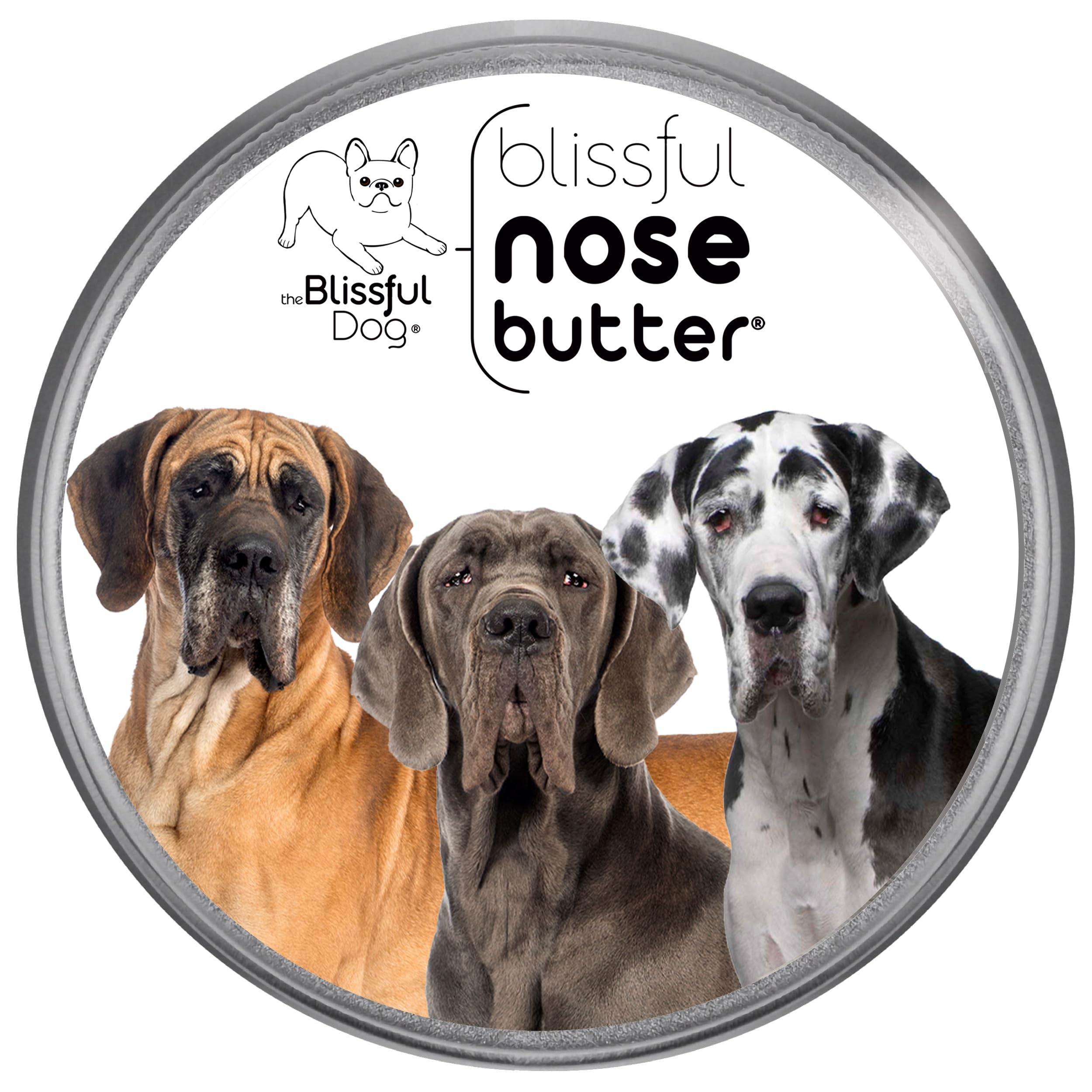 The Blissful Dog Great Dane Unscented Nose Butter - Dog Nose Butter, 4 Ounce
