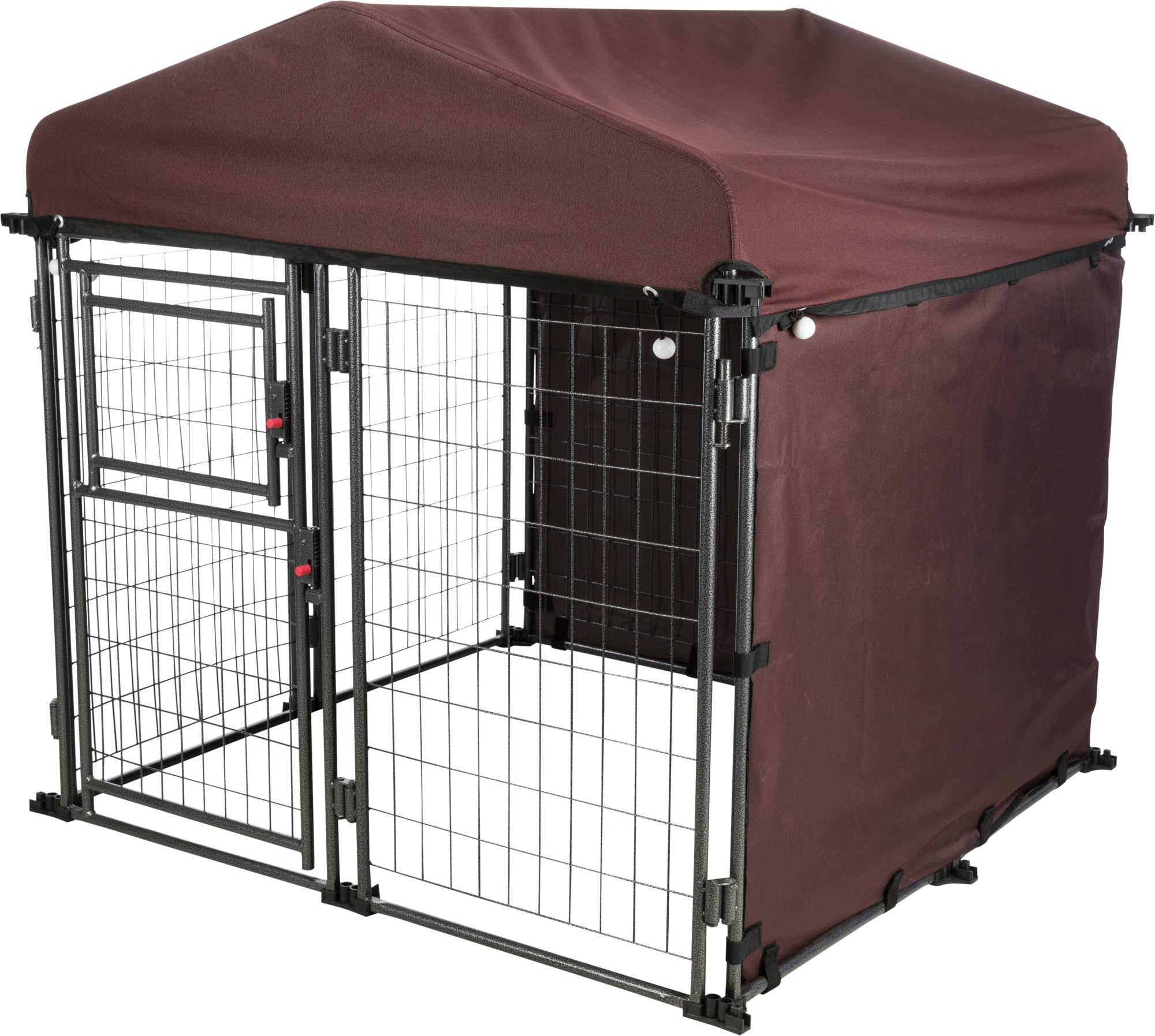 Trixie Dog Kennel Sunshade, All Weather Protection Side Panels, Fits 2.5X2.5X3-Ft Kennel, Small