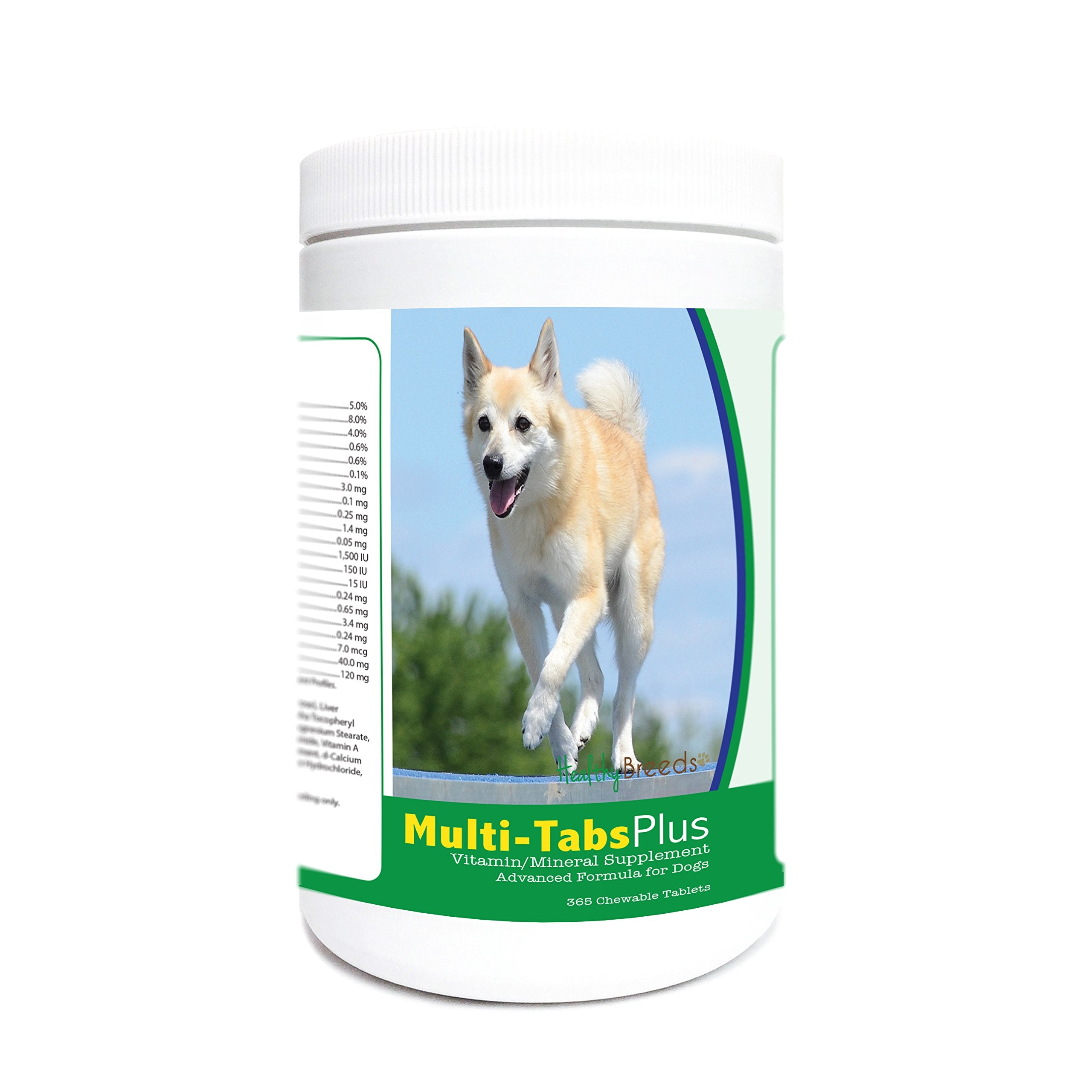 Healthy Breeds Norwegian Buhund Multi-Tabs Plus Chewable Tablets 365 Count