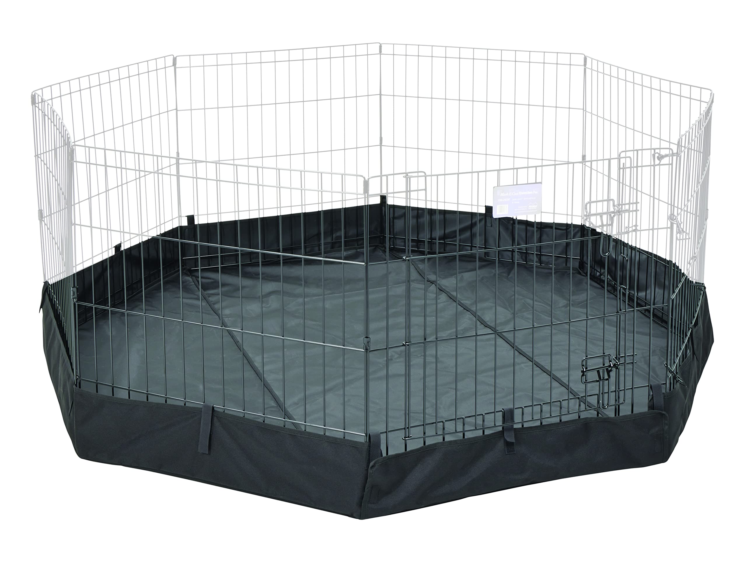 MidWest Homes for Pets Octagon Exercise Pen Fabric Mesh Bottom