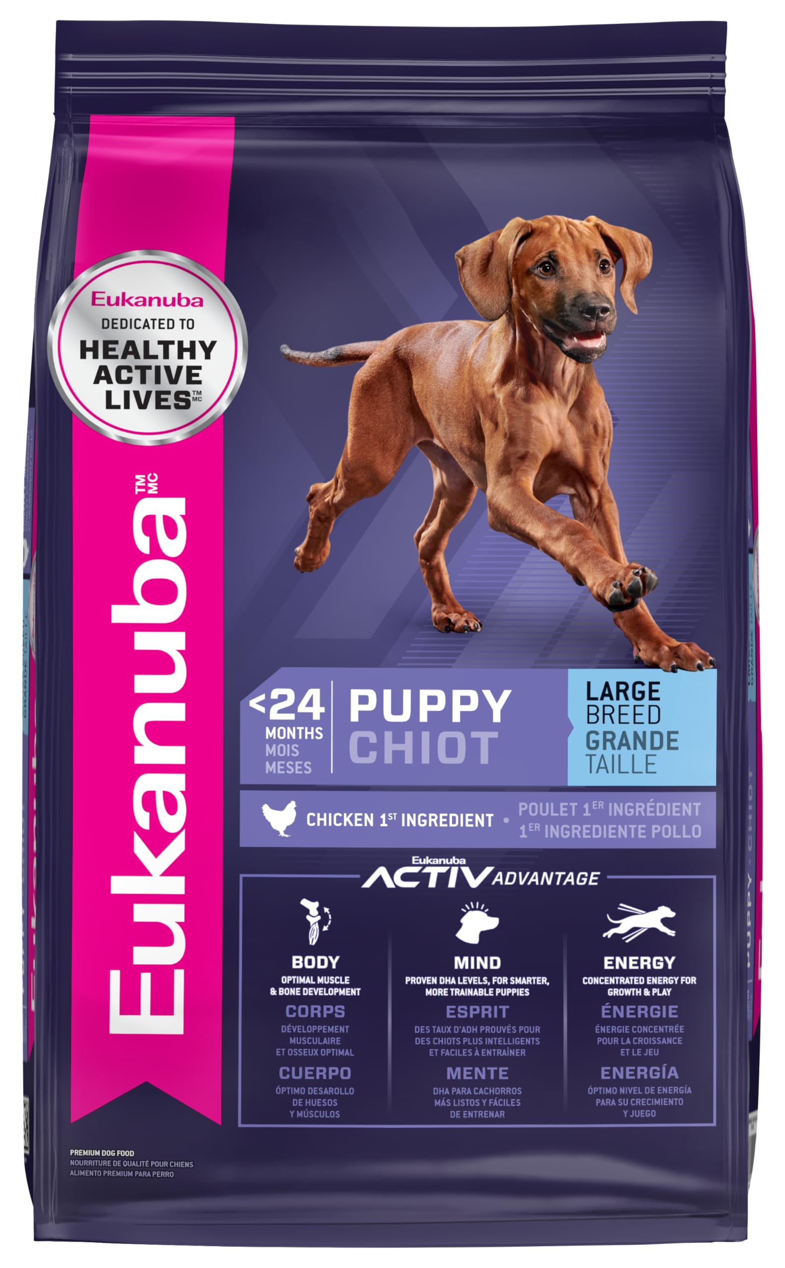 Eukanuba Puppy Large Breed Dry Dog Food, 4.5 Lb. Bag