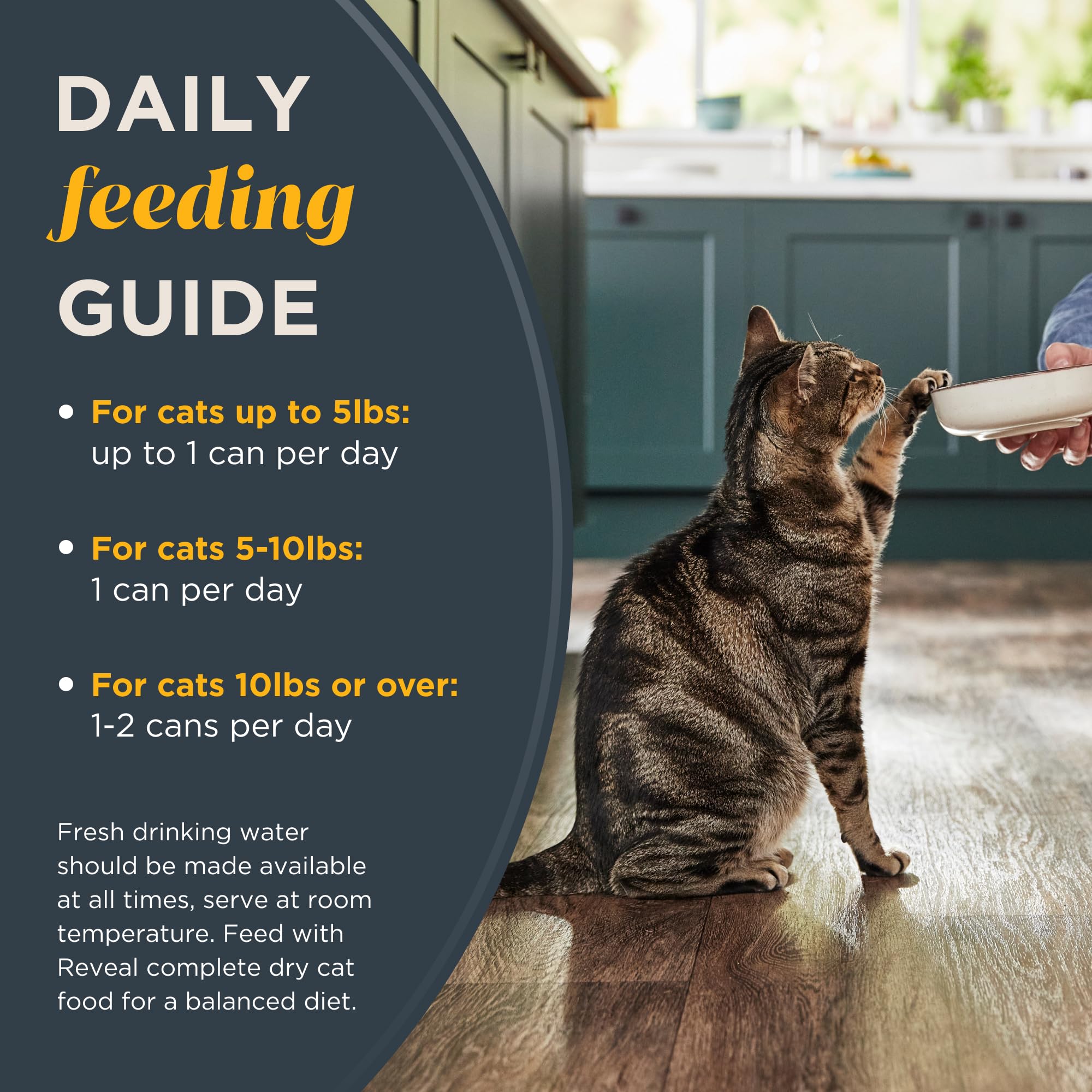 Reveal Natural Wet Cat Food, 18 Count, Grain Free, Limited Ingredient Cat Food Cups, Chicken with Duck in Broth, 2.12 oz Easy Pe