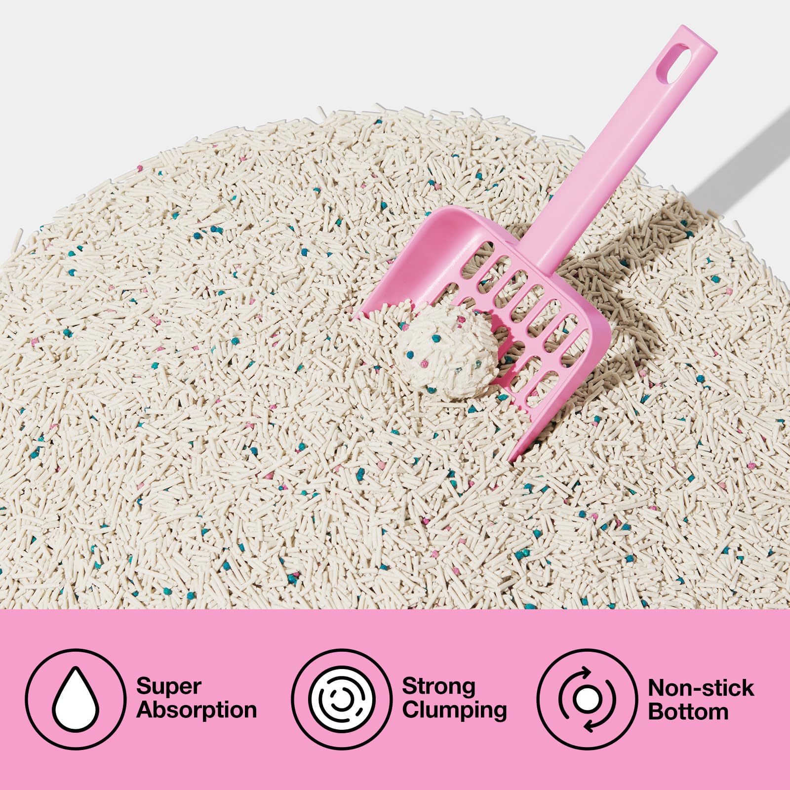 VETRESKA Cherry Blossom Tofu Cat Litter, Natural & Compostable, Strong Clumping, 5.5lbs (4 Bags) - Dust-Free & Deodorant Pellets