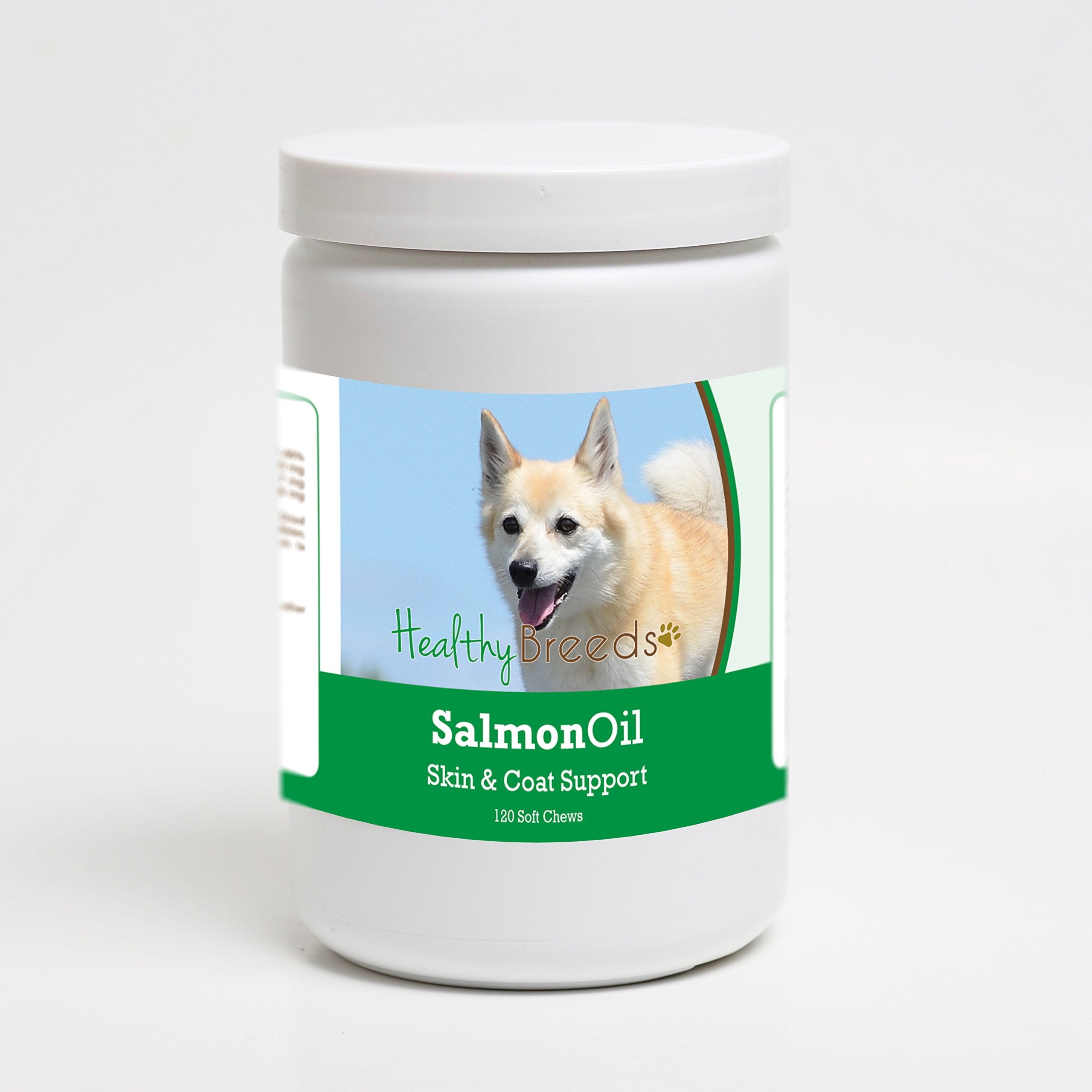Healthy Breeds Norwegian Buhund Salmon Oil Soft Chews 120 Count