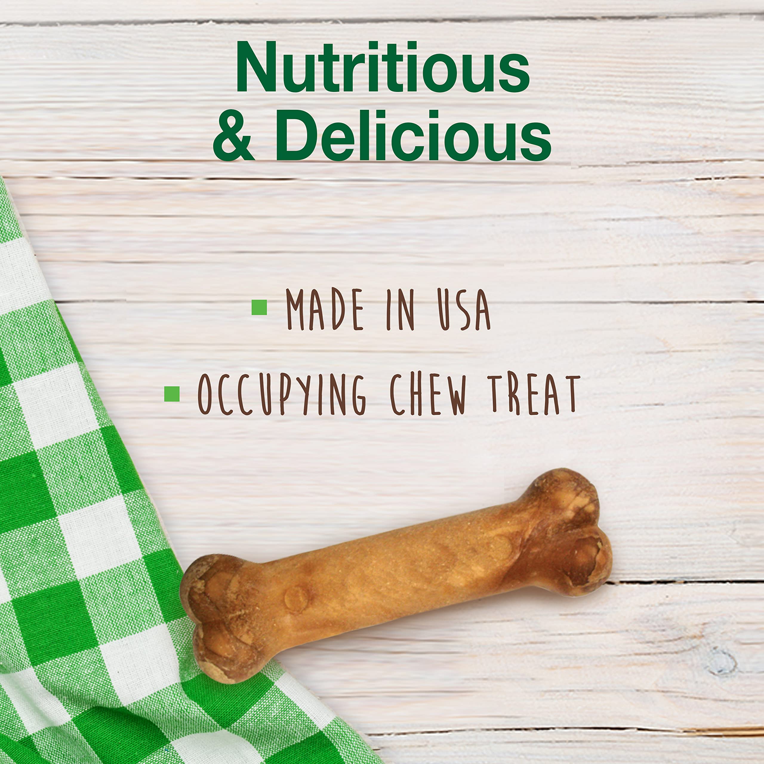 Nylabone Healthy Edibles All-Natural Long Lasting Chicken Flavor Dog Chew Treats 3 count Chicken Small/Regular
