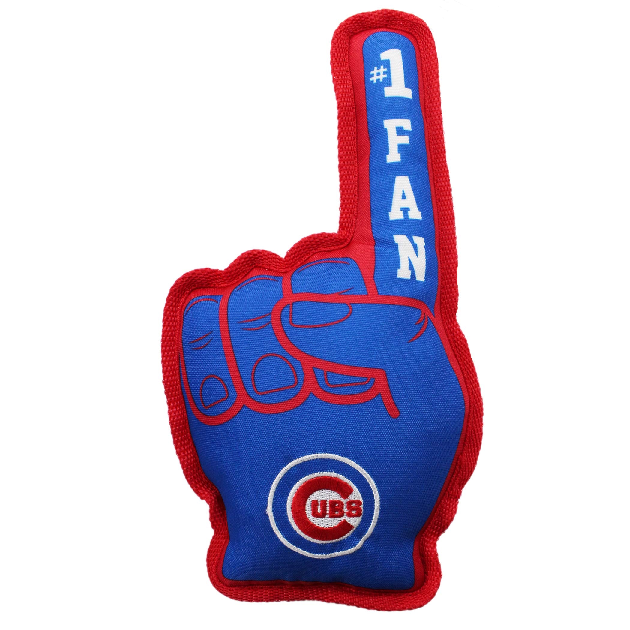 Pets First Mlb Chicago Cubs #1 Fan Toy. Best Sports Dog Toy With Double Stitched Trim And Tough Nylon Material Filled With Chewa