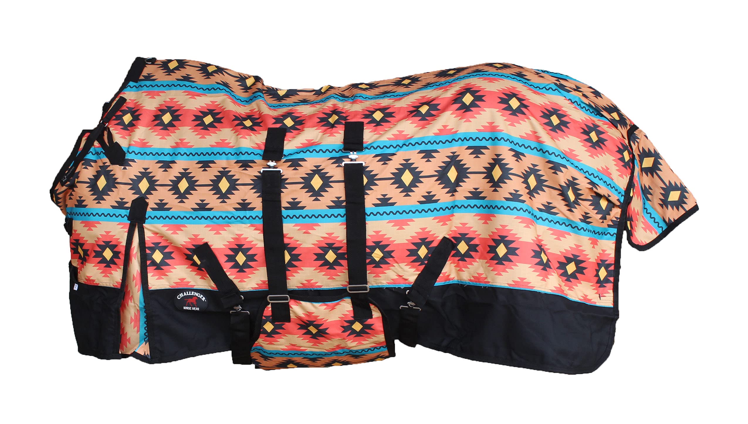 Challenger 80' 1200D Turnout Waterproof Rain Horse Sheet Light Winter Blanket 377B