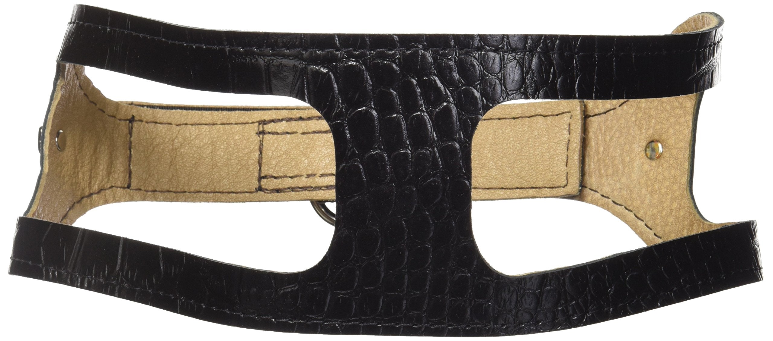 Chokefree Pet Shoulder Collar, 22', Croco Black