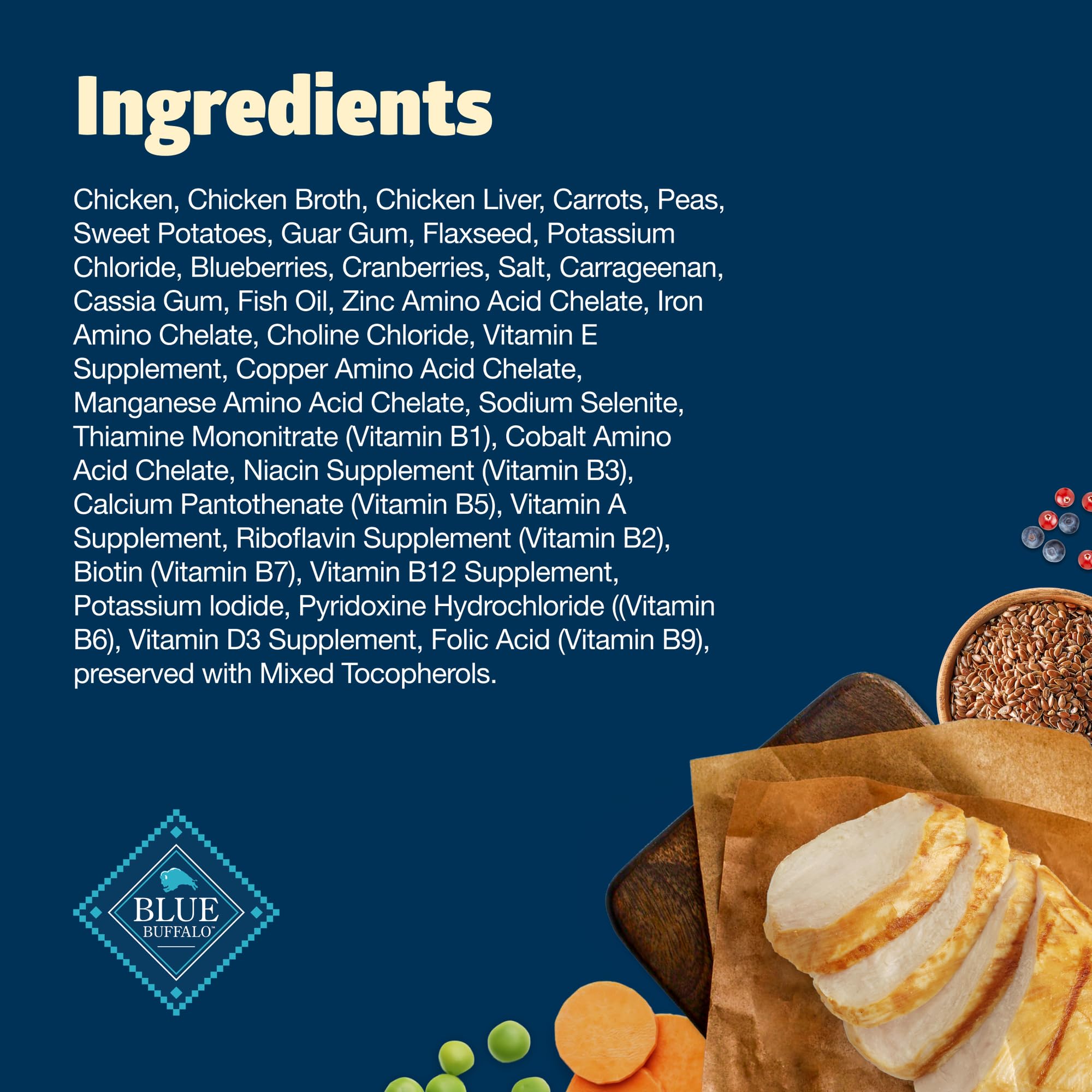 Blue Buffalo Freedom Grain-Free Wet Dog Food, Free of Glutens & Artificial Preservatives, Made with Natural Ingredients, Chicken