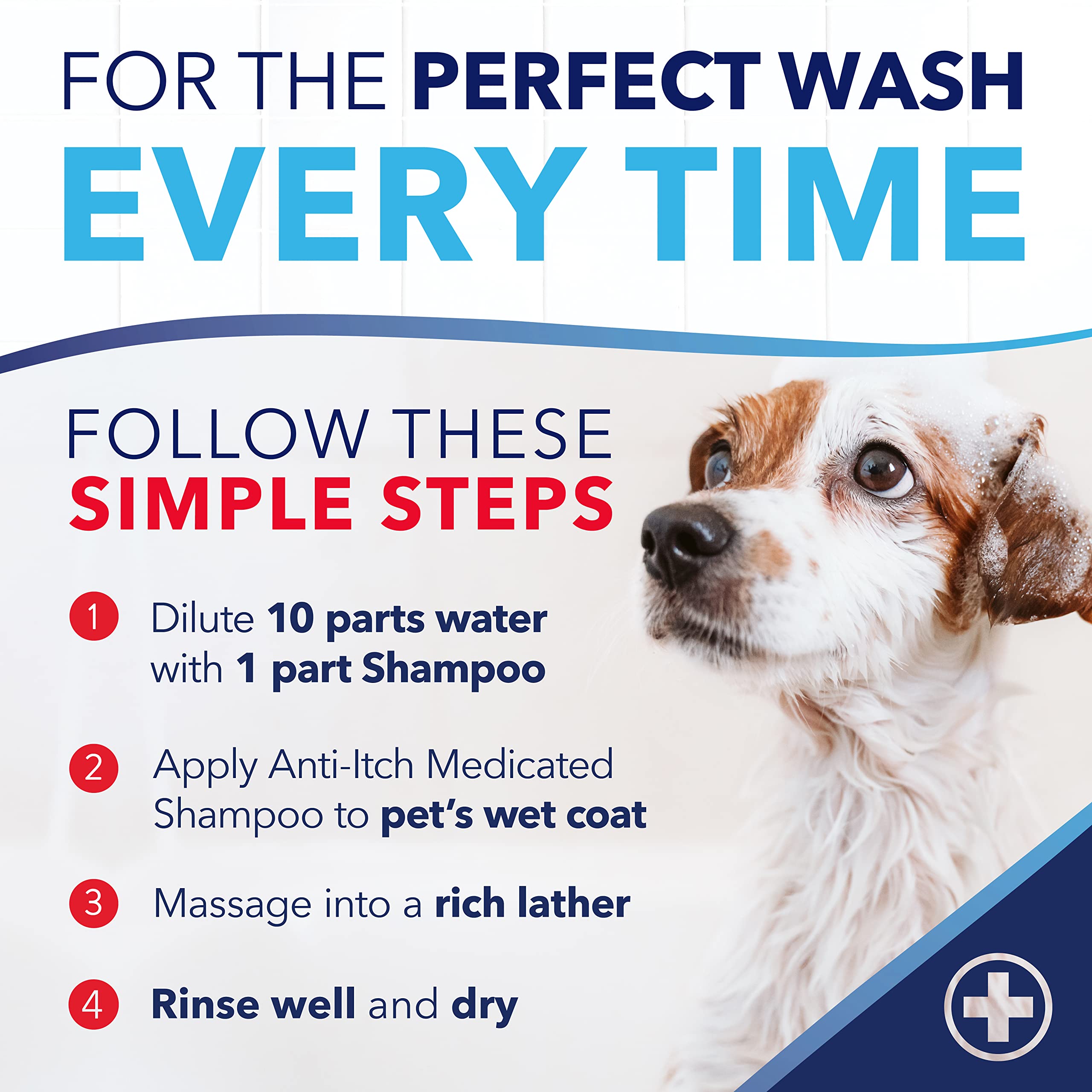 TropiClean OxyMed Dog Shampoo for Allergies and Itching, Medicated Oatmeal Shampoo for Dry Itchy Skin, Seborrhea, & Hot Spots, C