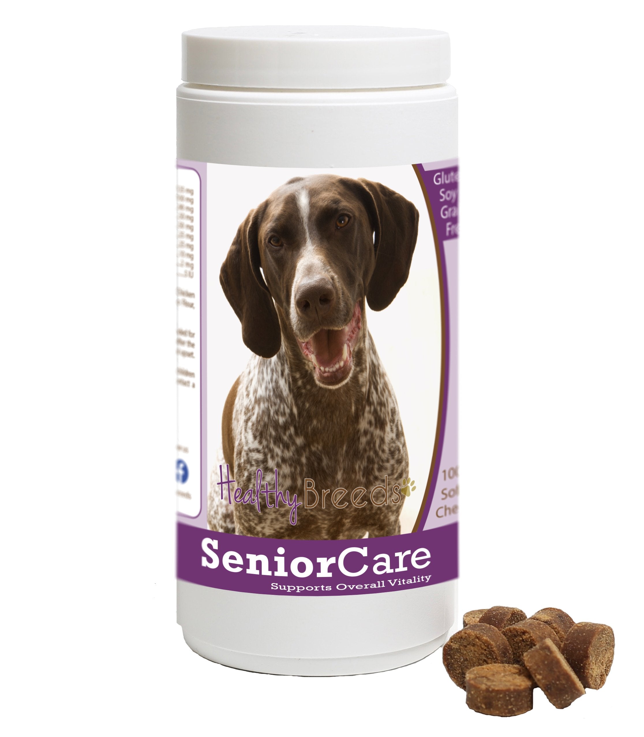 Healthy Breeds German Shorthaired Pointer Senior Dog Care Soft Chews 100 Count