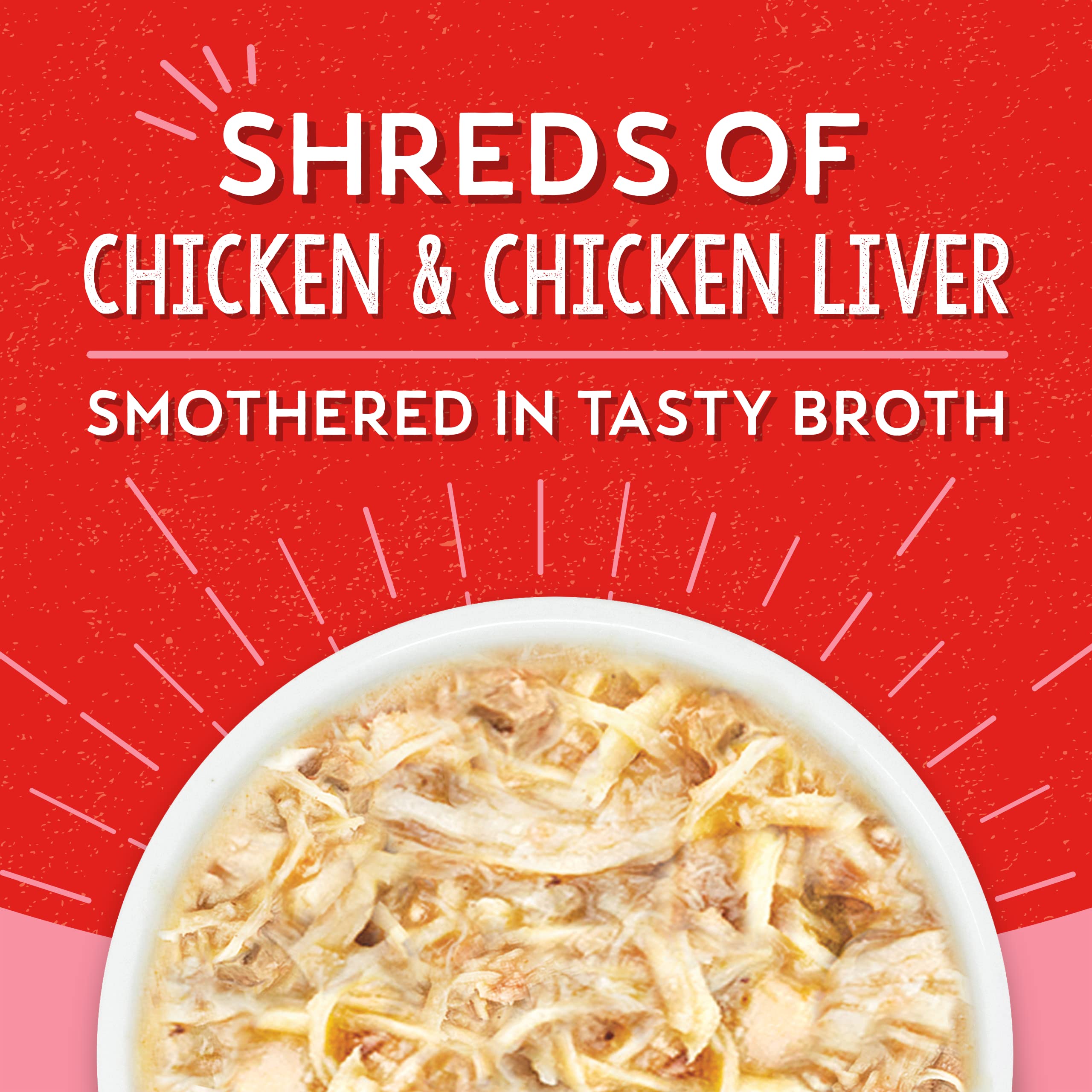 Stella & Chewys Lil Bites Savory Stews for Small Breeds Chicken & Chicken Liver Dinner in Broth, 2.7 oz. Cups (Pack of 12)
