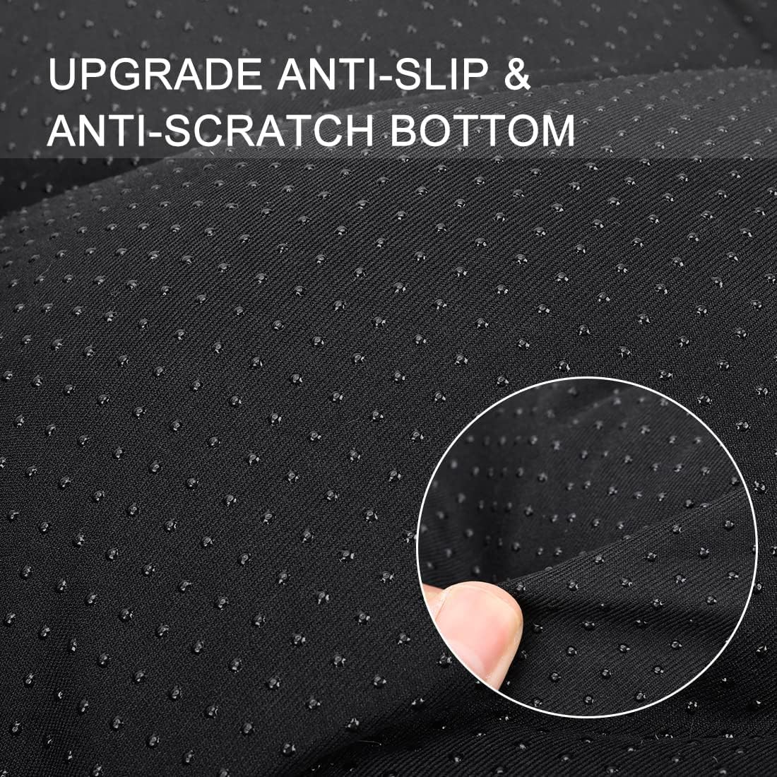 Necesitar Black Dog Crate Bed 36Inch Crate Pads For Medium Large Dogs Washable Soft And Fluffy Kennel Pad With Anti-Slip Pillows