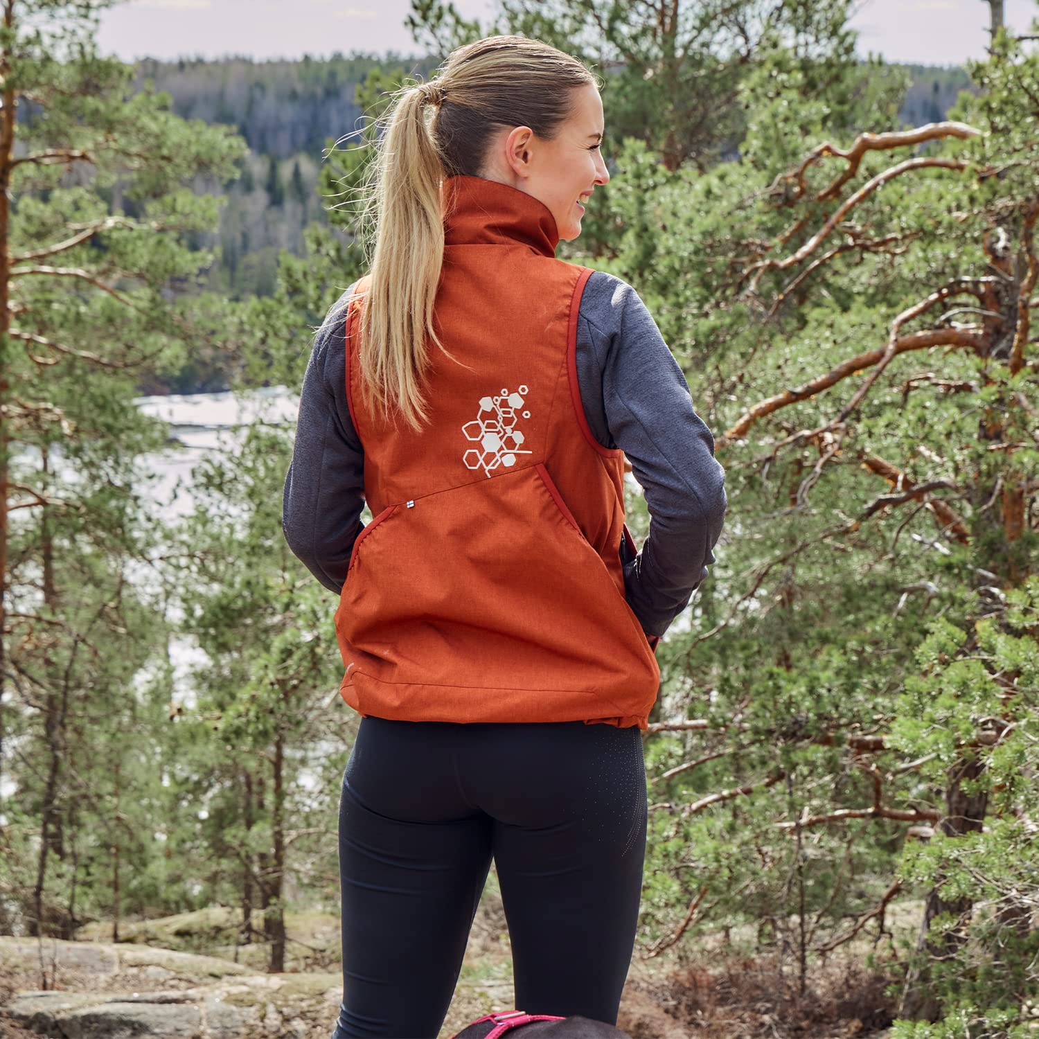 Hurtta ECO Training Vest for People, Blackberry, M