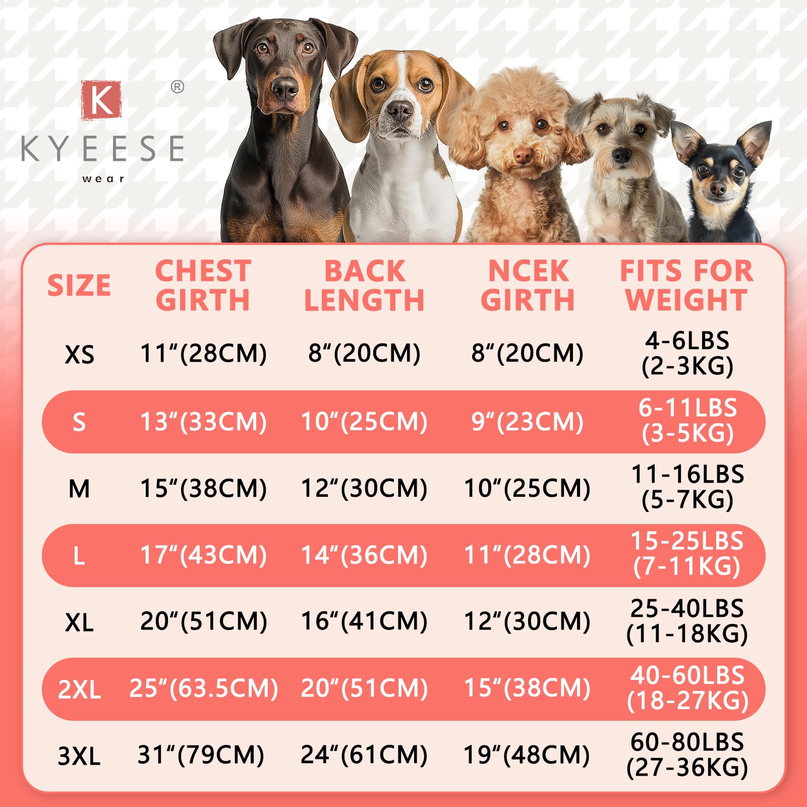 KYEESE Dog Pajamas Medium Sized Dog Comfy Clothes Coat Stretchy Pet Onesie Outfit Soft Pjs Velvet Doggie Jammies with Dinosaur,