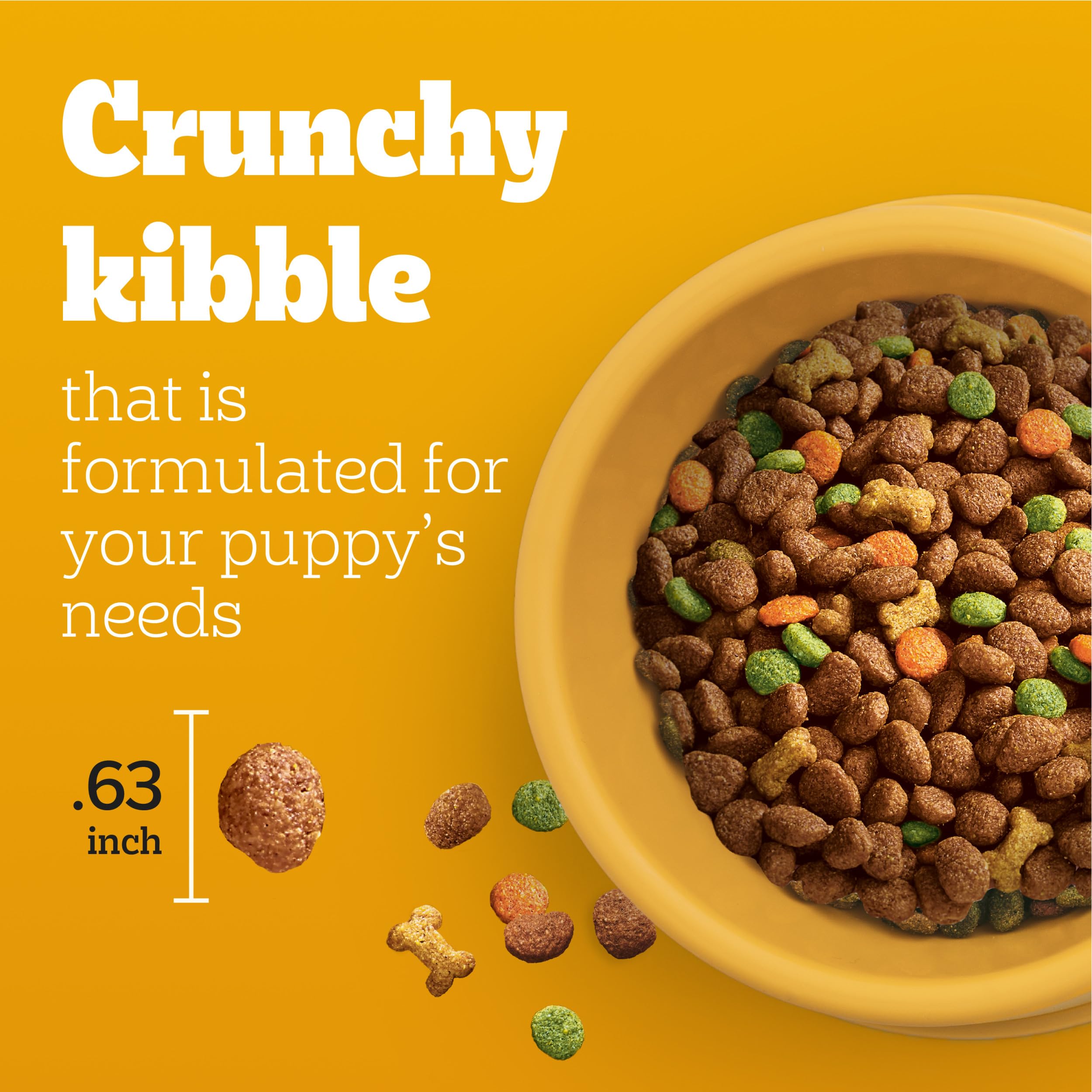Pedigree Puppy Dry Puppy Food, Chicken, Rice, and Vegetable Flavor, 30 lb. Bag