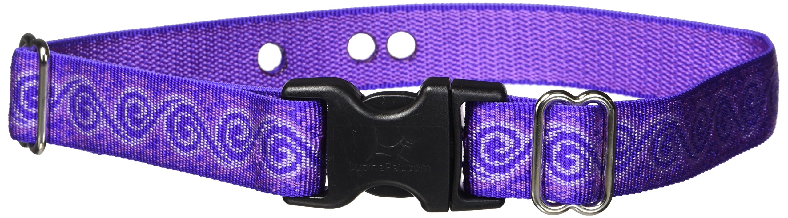 LupinePet Originals 1'' Jelly Roll 16-24'' Containment Collar Strap for Medium and Larger Dogs
