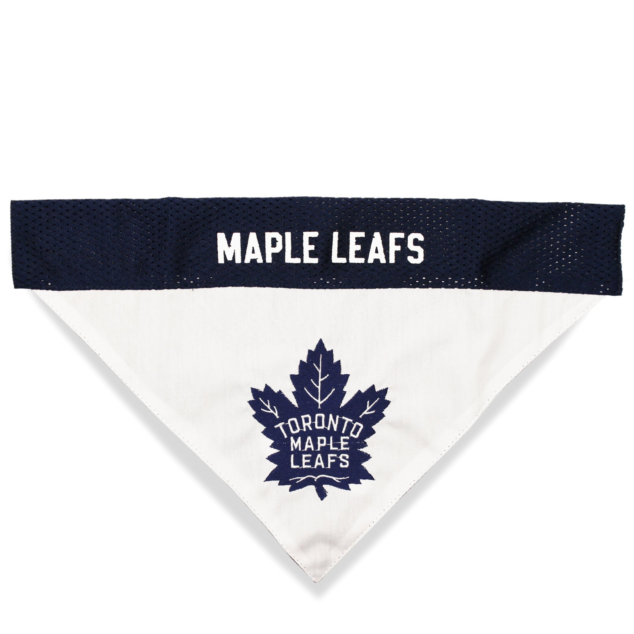 Pets First Nhl Toronto Maple Leafs Reversible Bandana Size Xx-Large For Dogs & Cats. 2 Sided Sports Bandana, Premium Embroidery