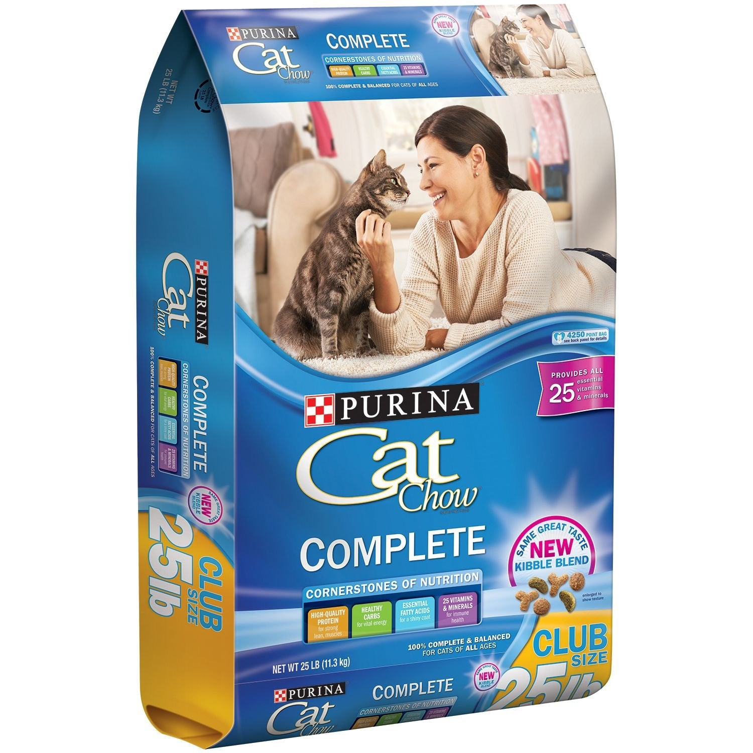 Purina 25 Lb Complete Cat Chow, Small