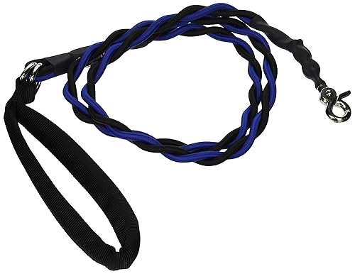 Bungee Pupee 6-Feet Medium Leash, Blue/Black