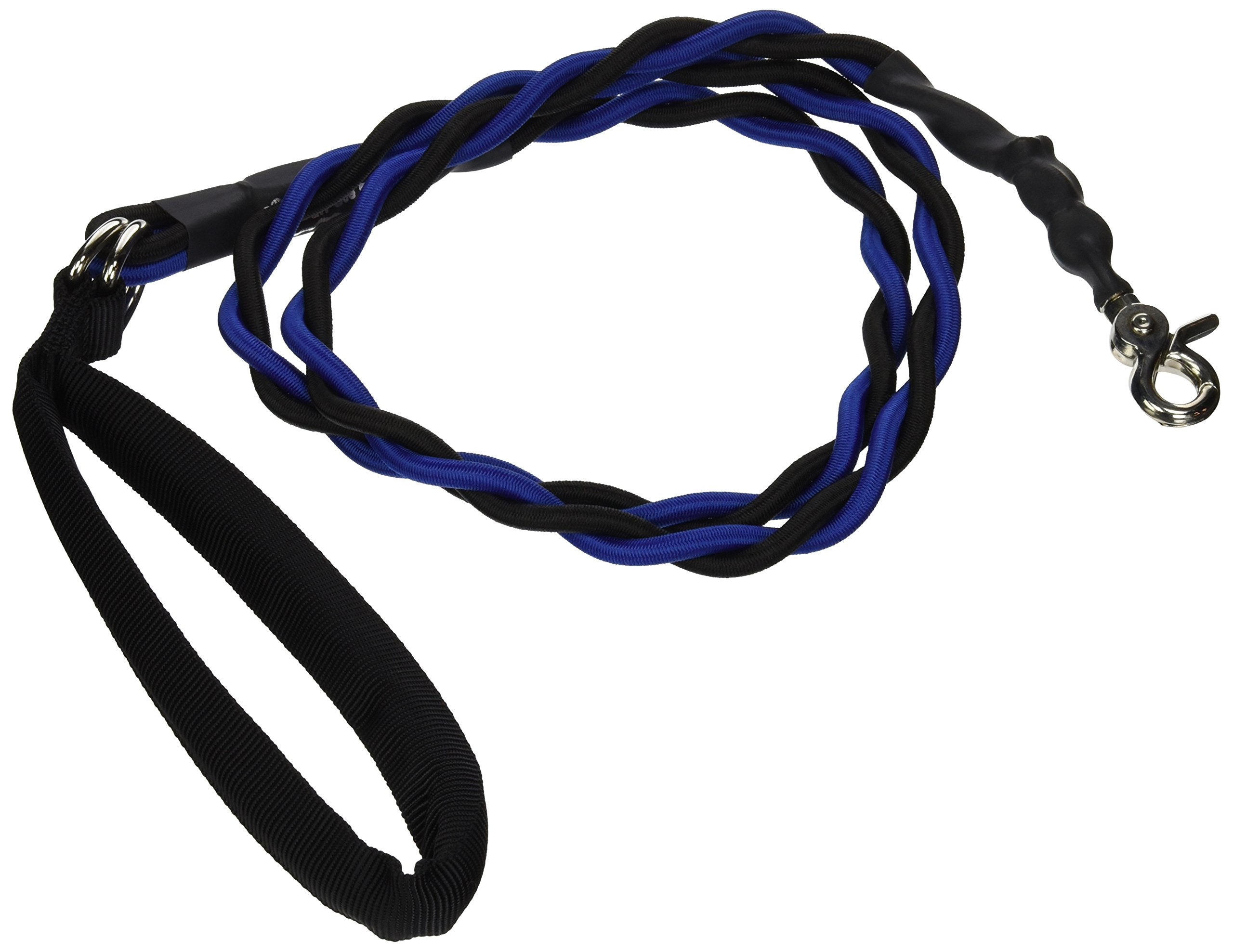 Bungee Pupee 6-Feet Medium Leash, Blue/Black