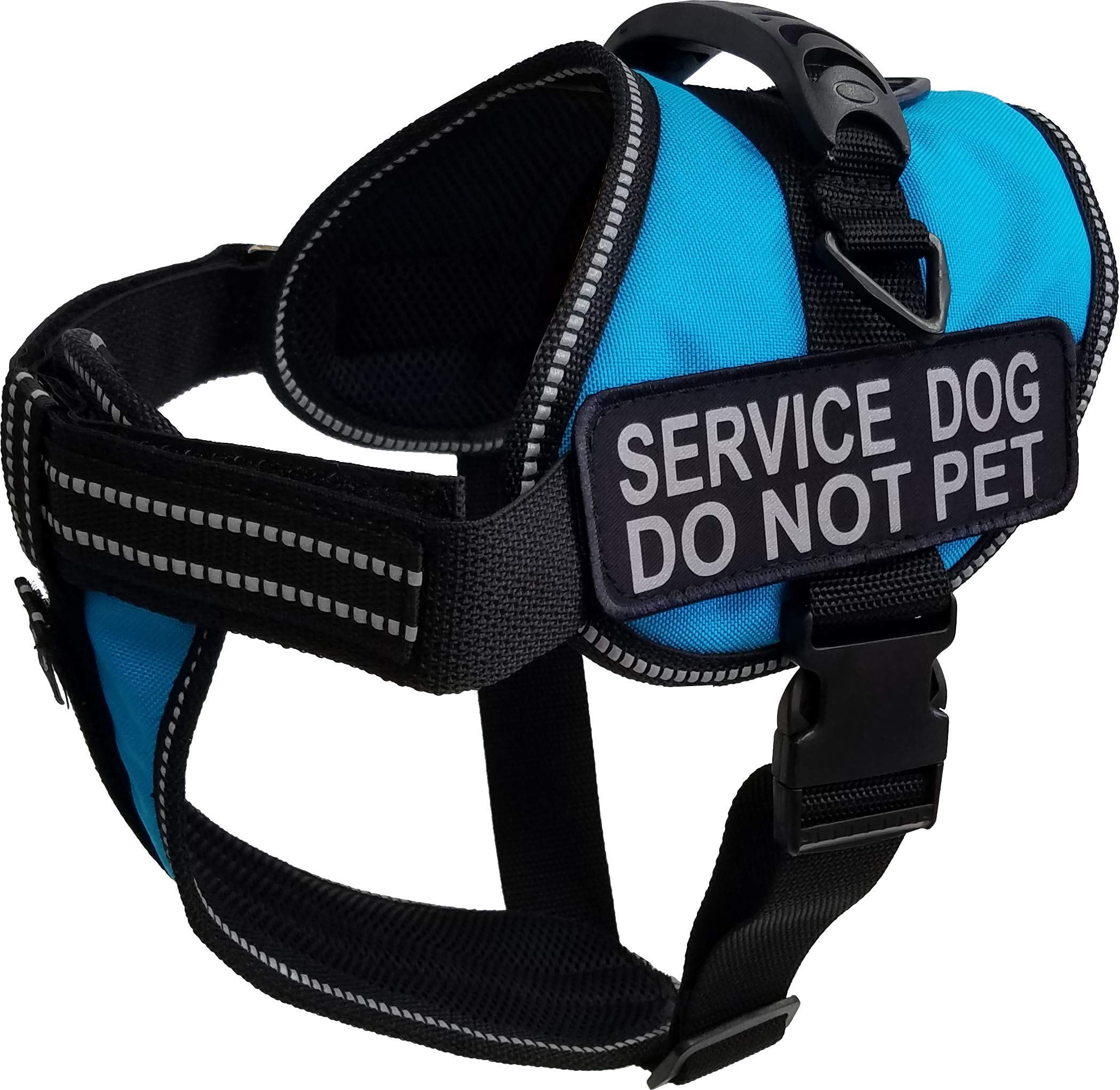 Activedogs Service Dog Vest - Padded Air-Tech Harness, Reflective - Extra Small For Small Service Animal, Xs 16'-20', Aqua