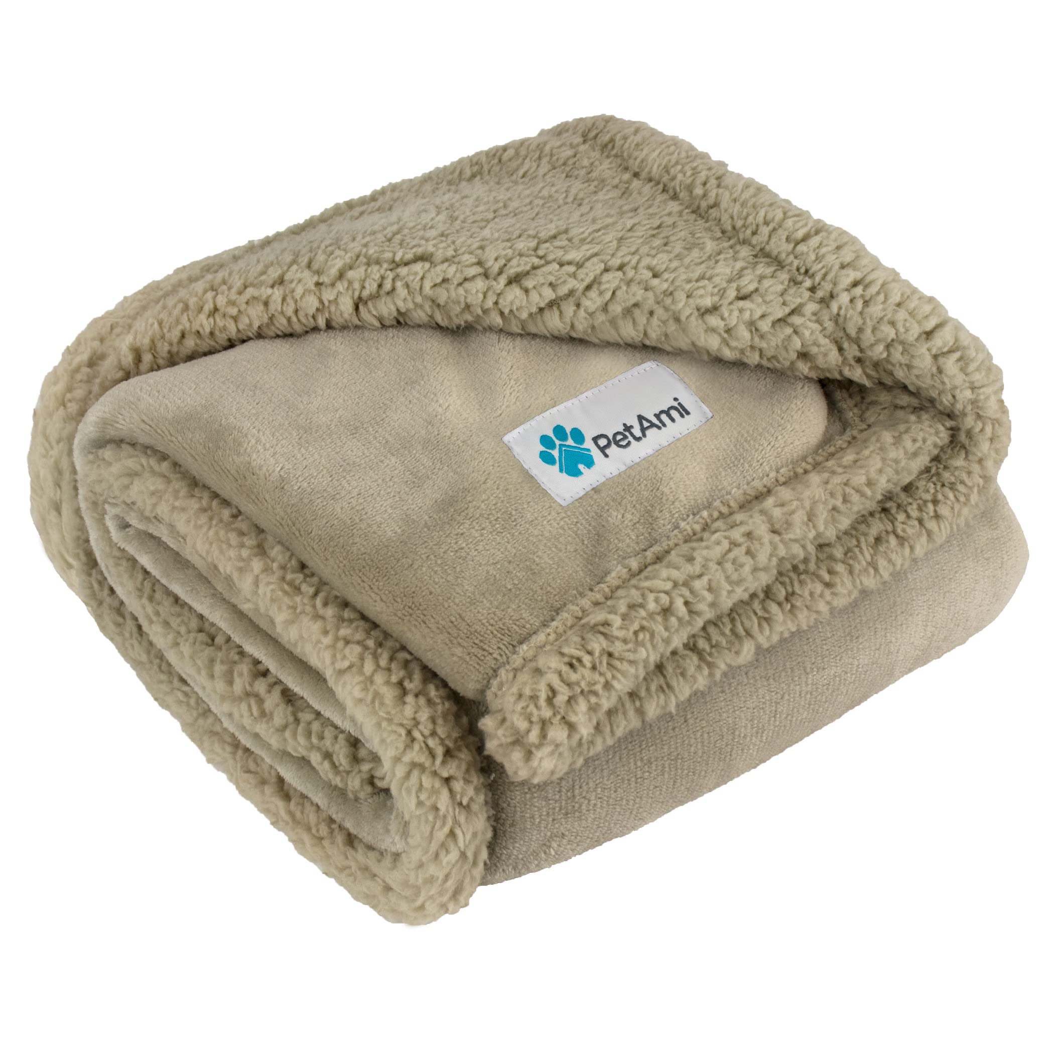 PetAmi Dog Blanket for Medium Large Dogs, Pet Bed Blanket Cat Puppy Kitten, Fleece Furniture Couch Cover Protector Sofa Car, Sof