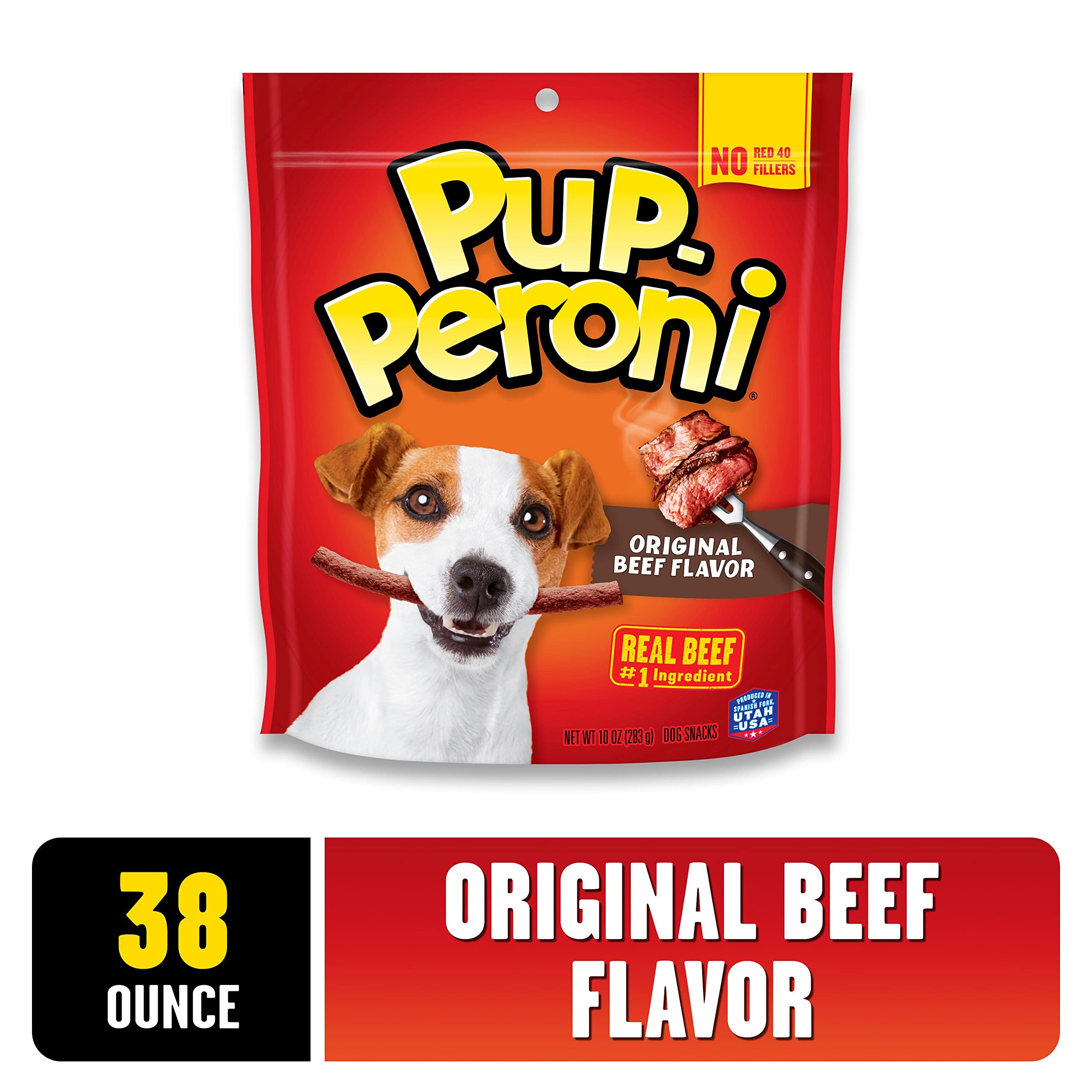 Pup-Peroni Dog Treats, Original Beef Flavor, 38 Ounce, Made with Real Beef
